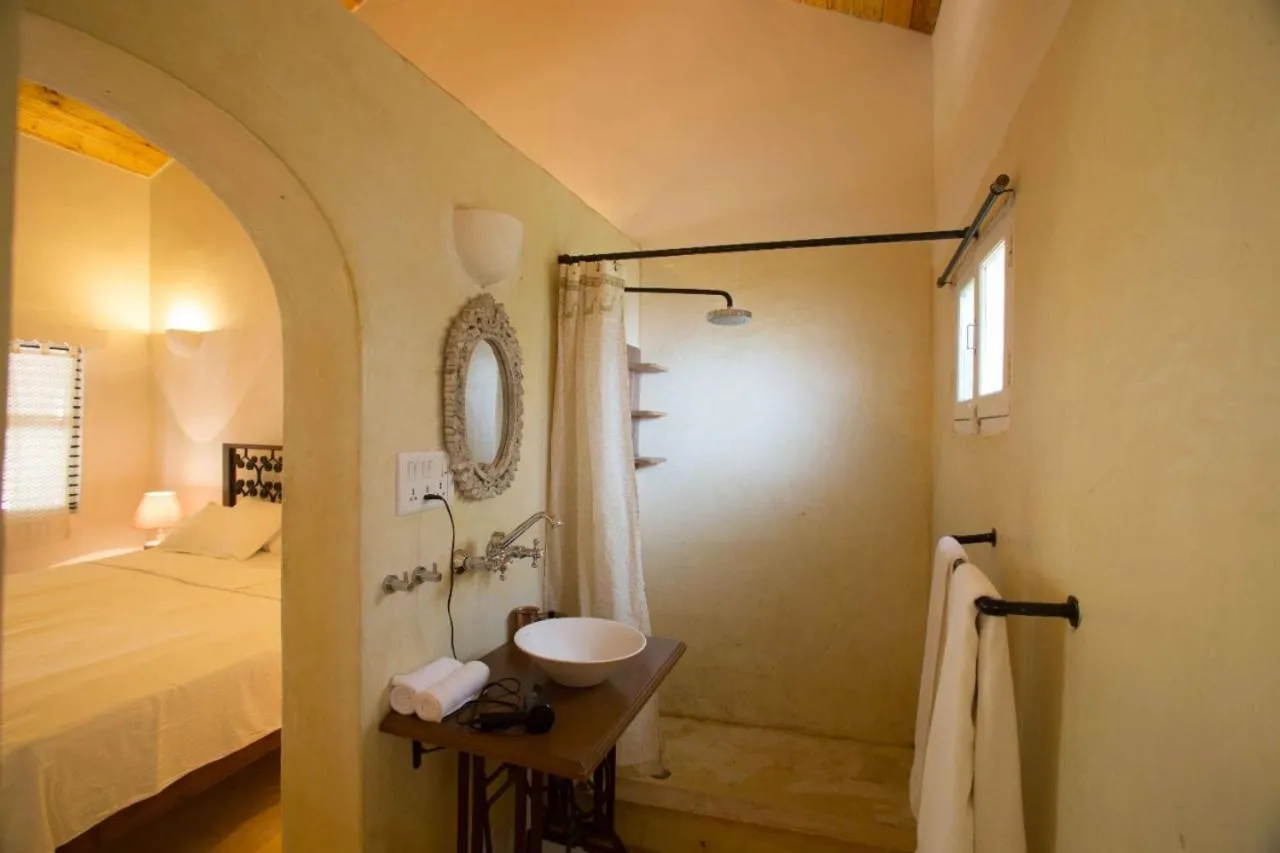 Shower in Anahata Retreat Beach Front Ashwem Goa