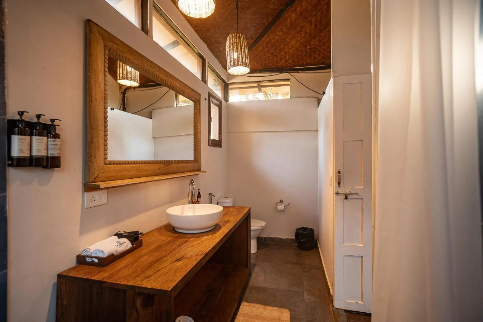 Toilet in Anahata Retreat Beach Front Ashwem Goa