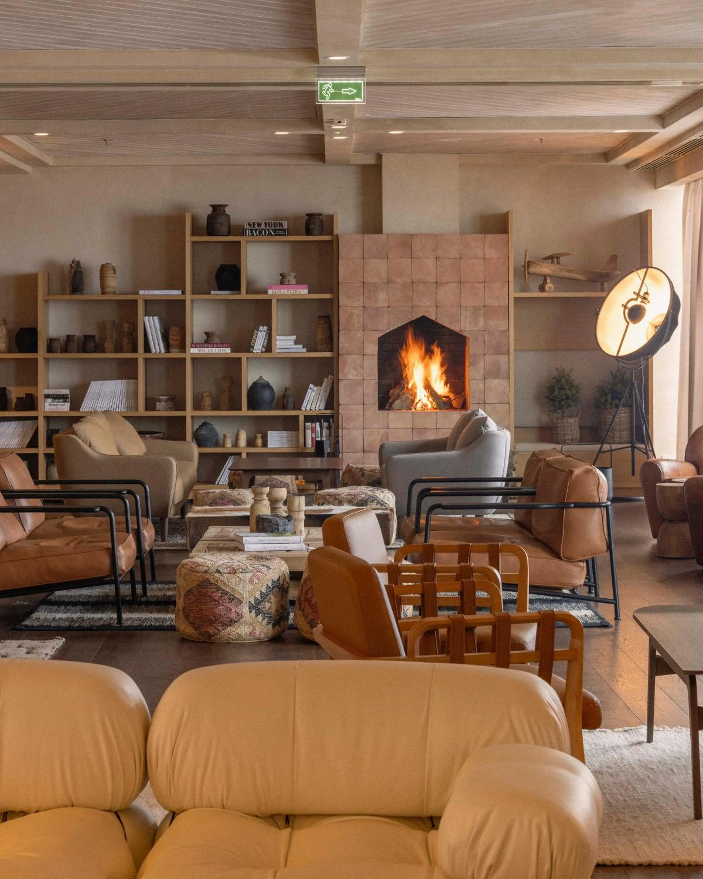 Living room in BODBE Hotel