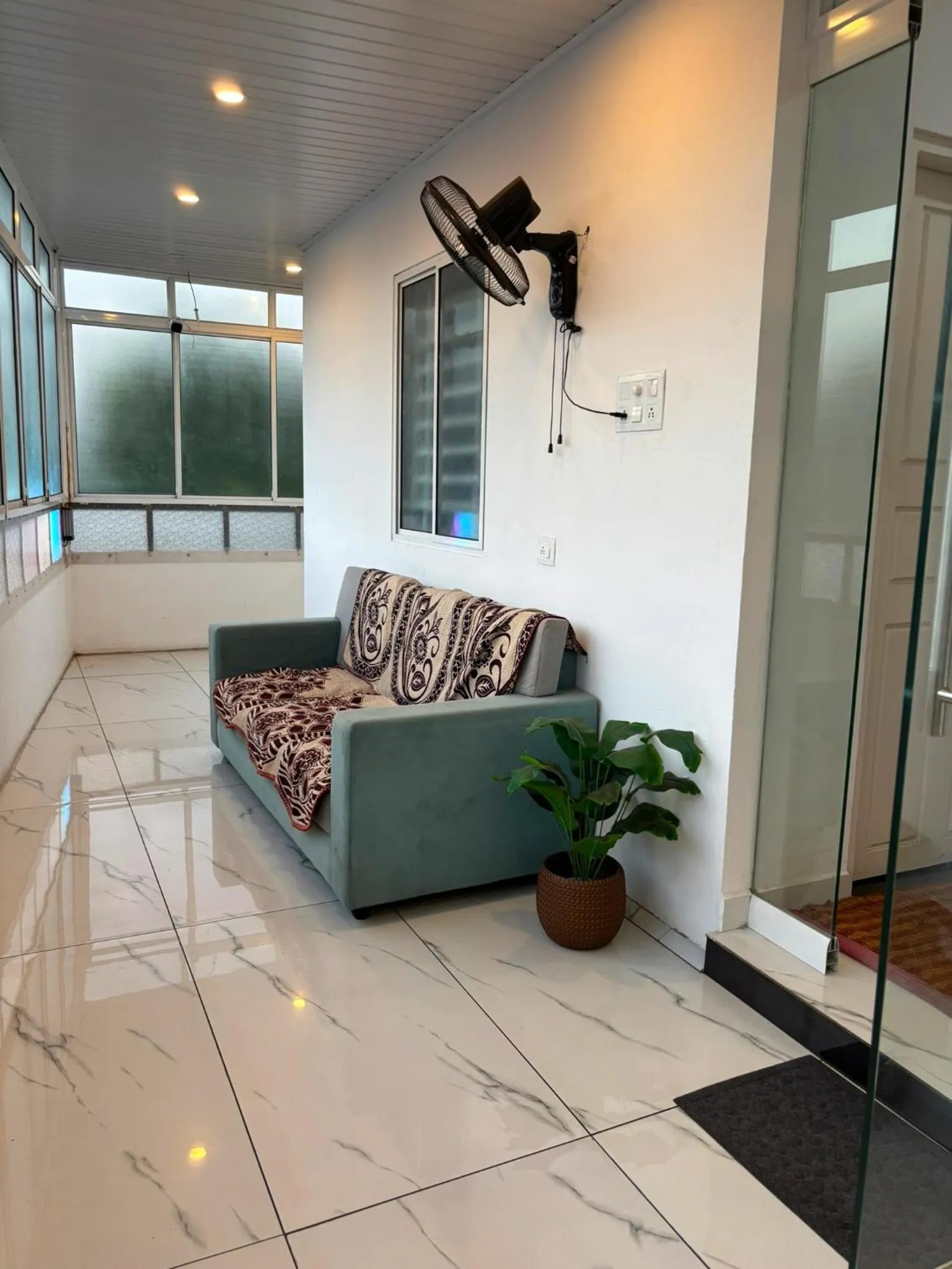 Living room in Panakal Residency, Fort Kochi