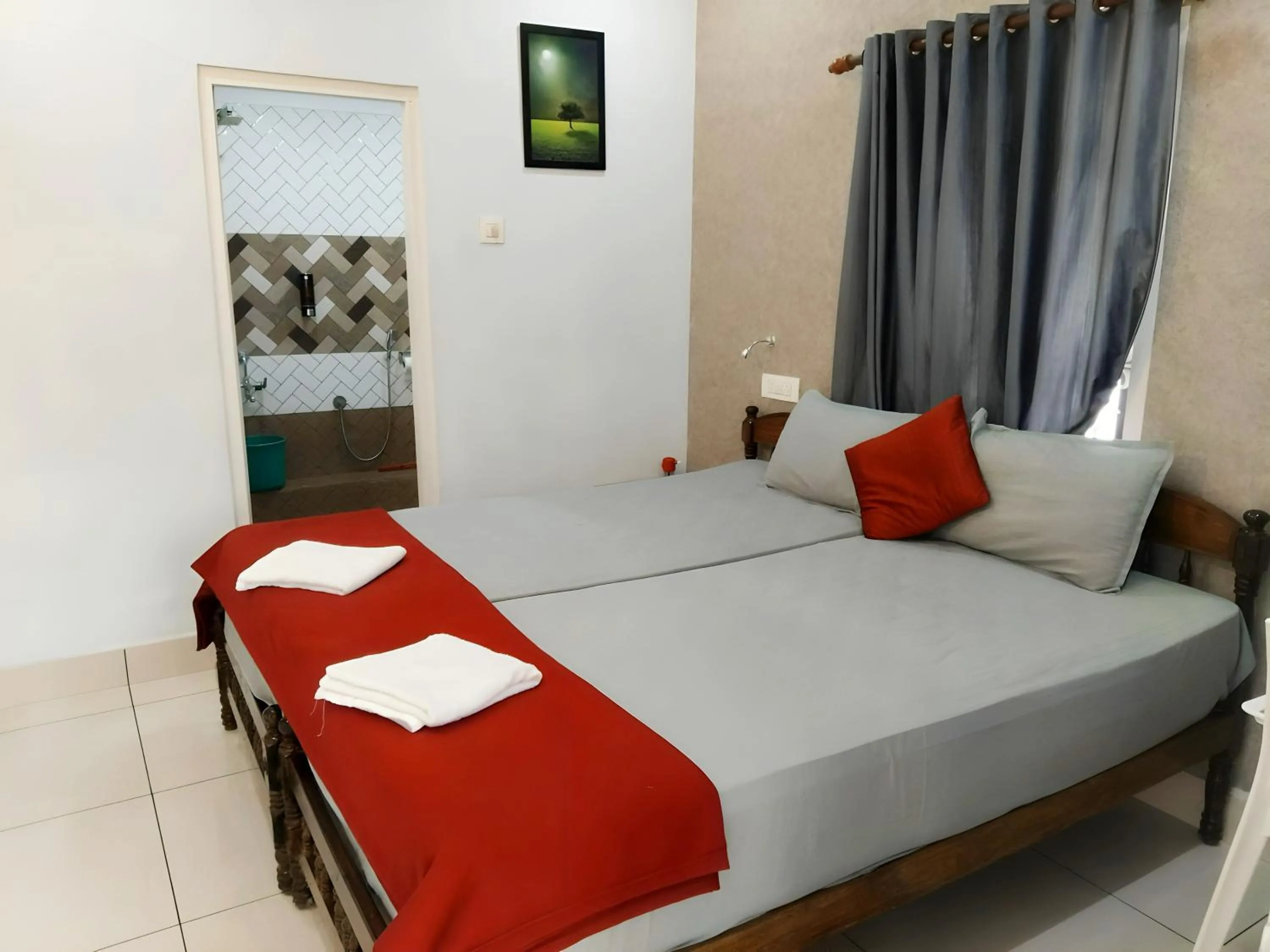 Bed in Panakal Residency, Fort Kochi