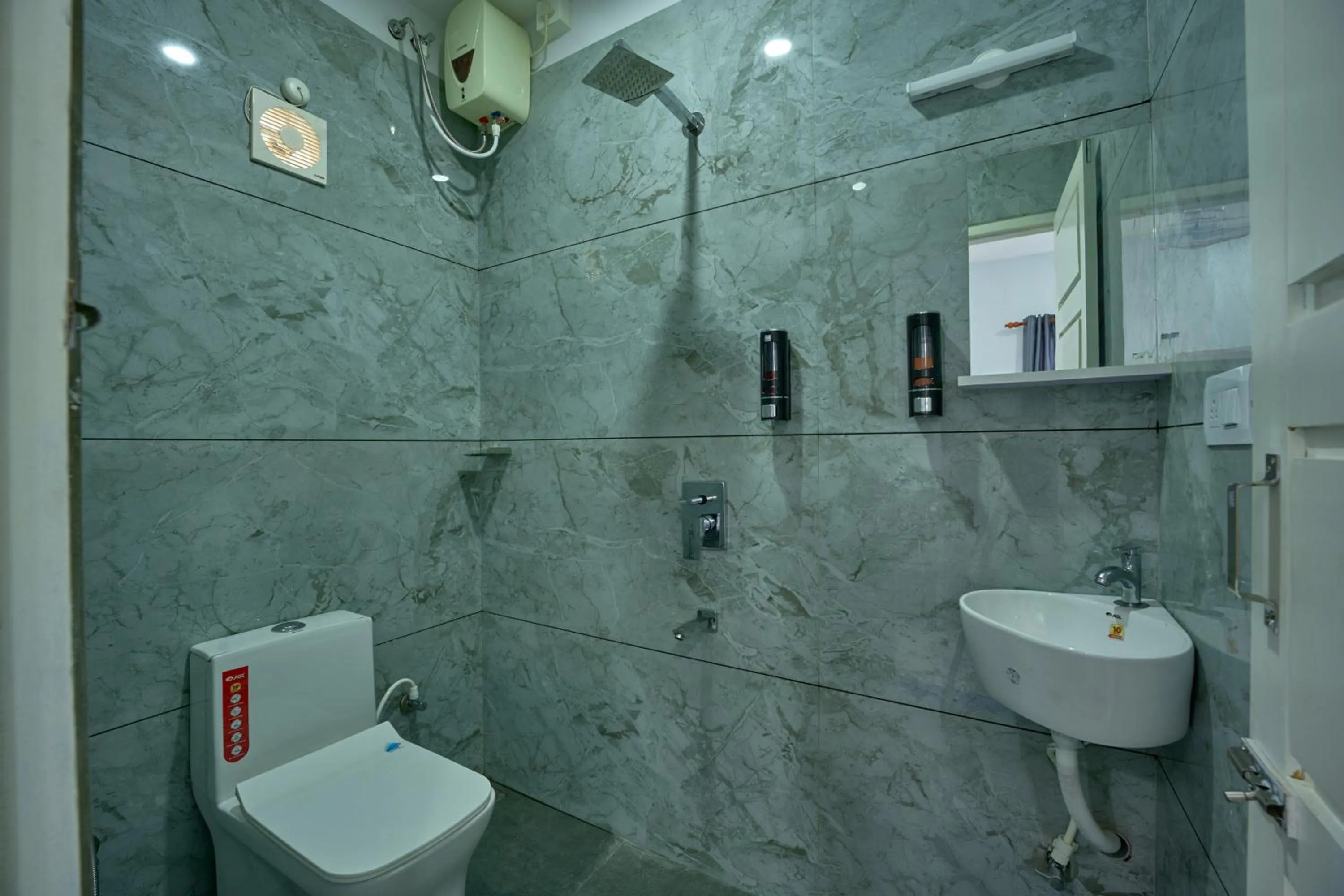 Bathroom in Panakal Residency, Fort Kochi