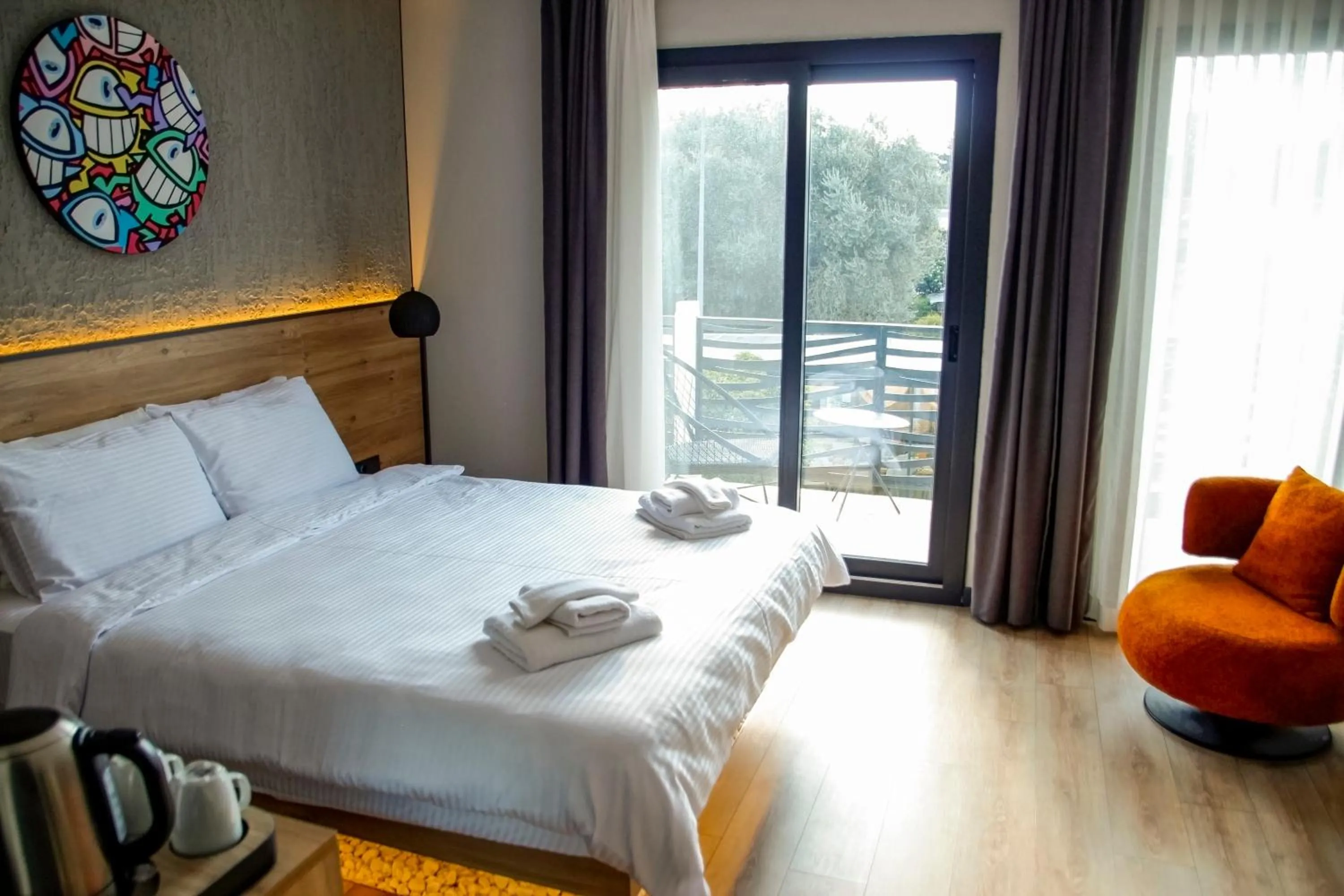 Balcony/Terrace, Bed in Glitz Bodrum