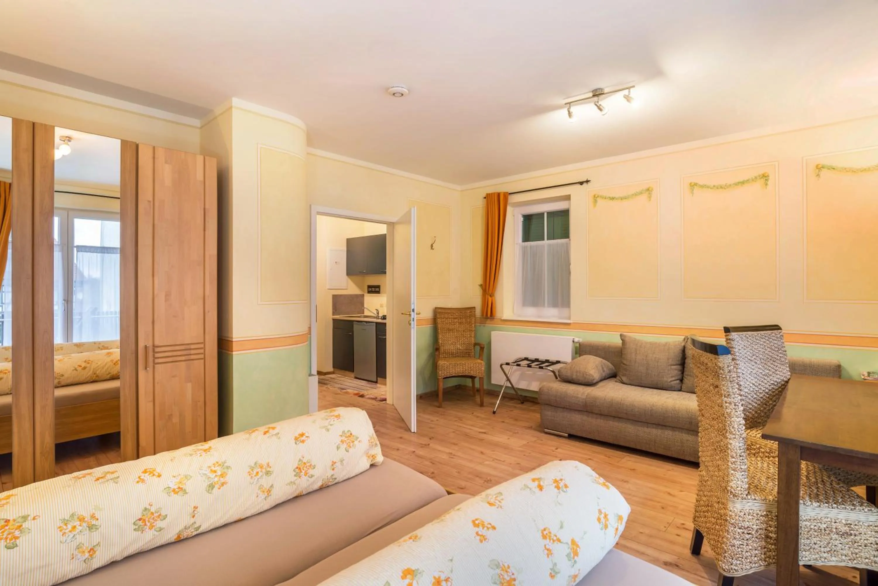 Bed in SCHUSTERjunge Aparthotel