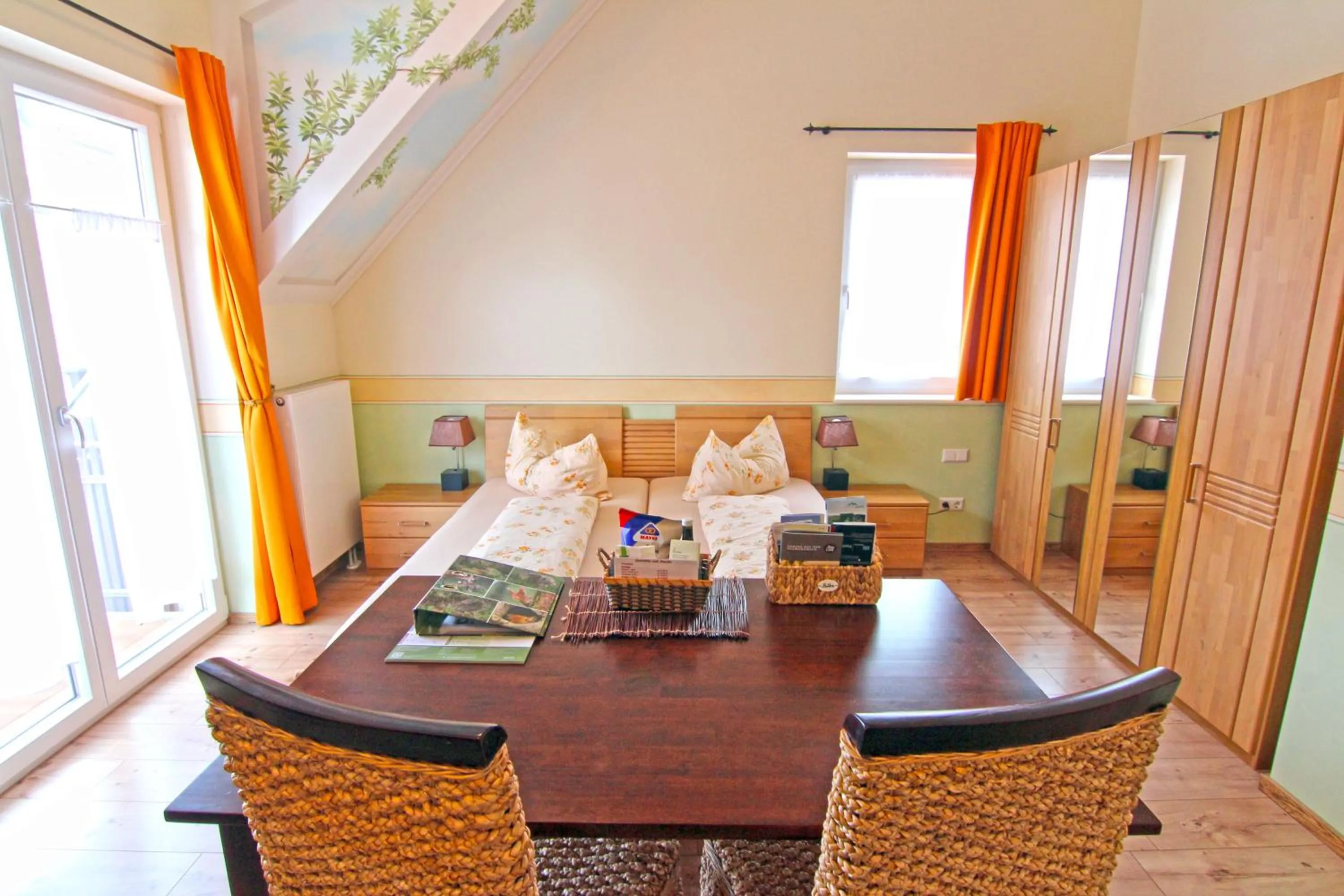 Bed in SCHUSTERjunge Aparthotel