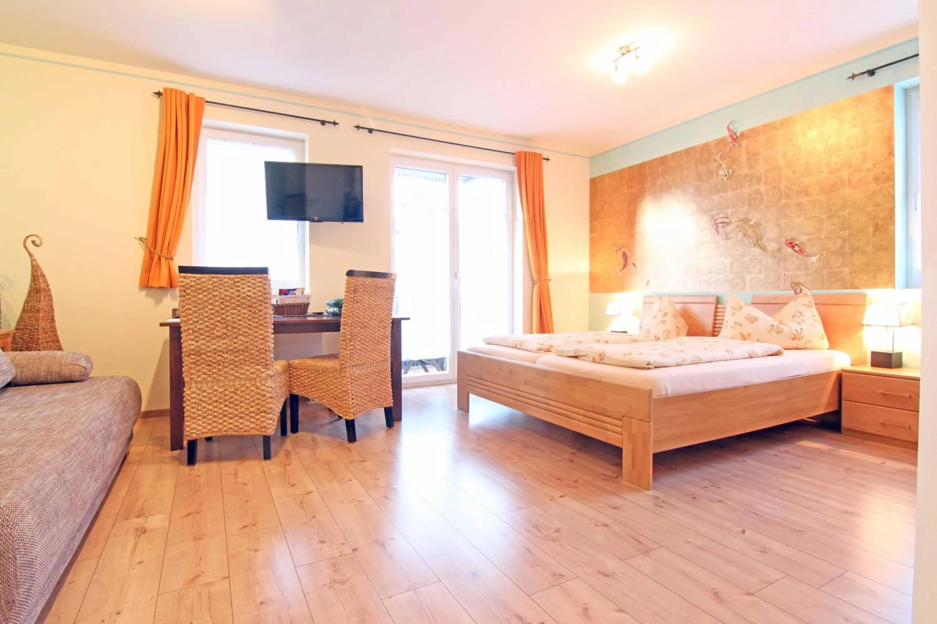 Bed in SCHUSTERjunge Aparthotel