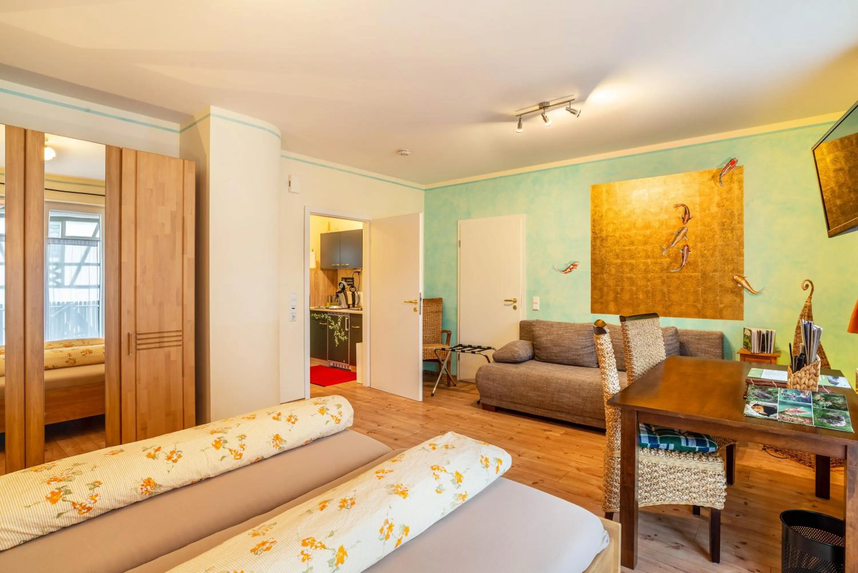 Bed in SCHUSTERjunge Aparthotel