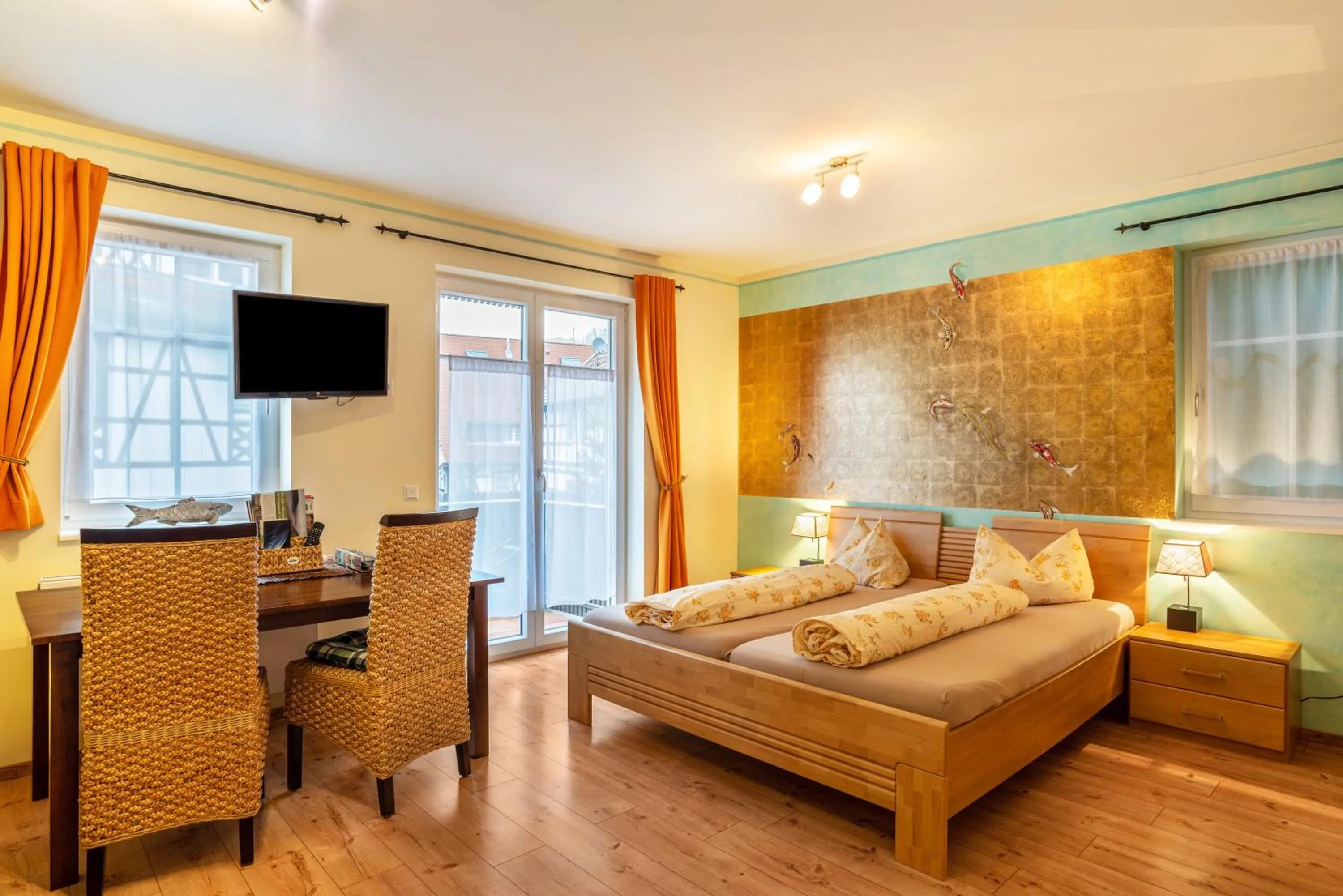 Bed in SCHUSTERjunge Aparthotel