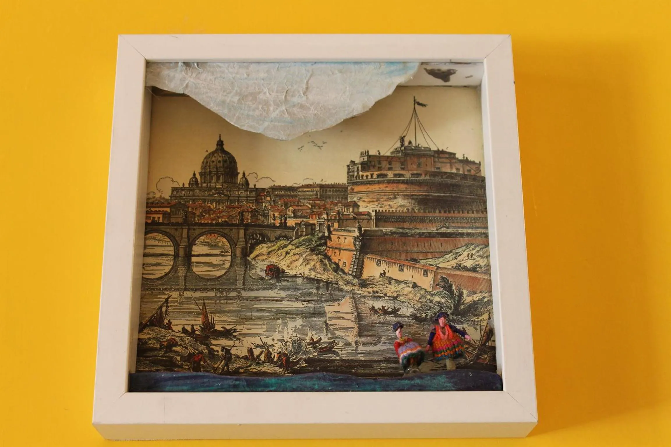 Decorative detail in Trastevere Dream House