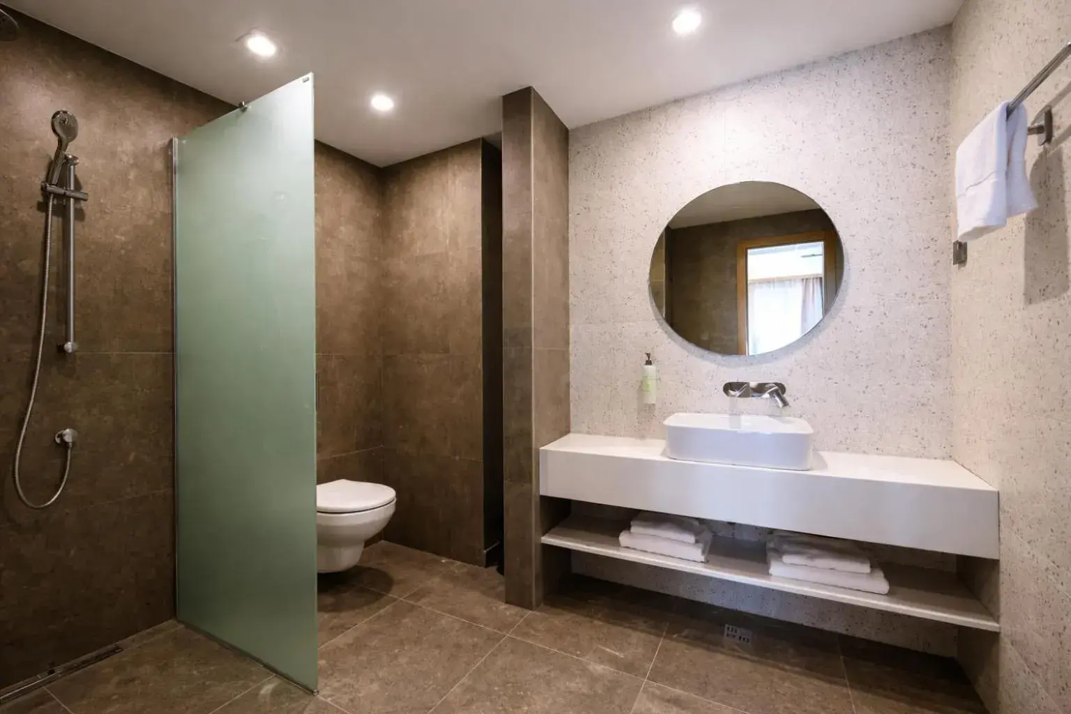 Shower in B1 Downtown Hotel, Sofia Shower in B1 Downtown Hotel, Sofia