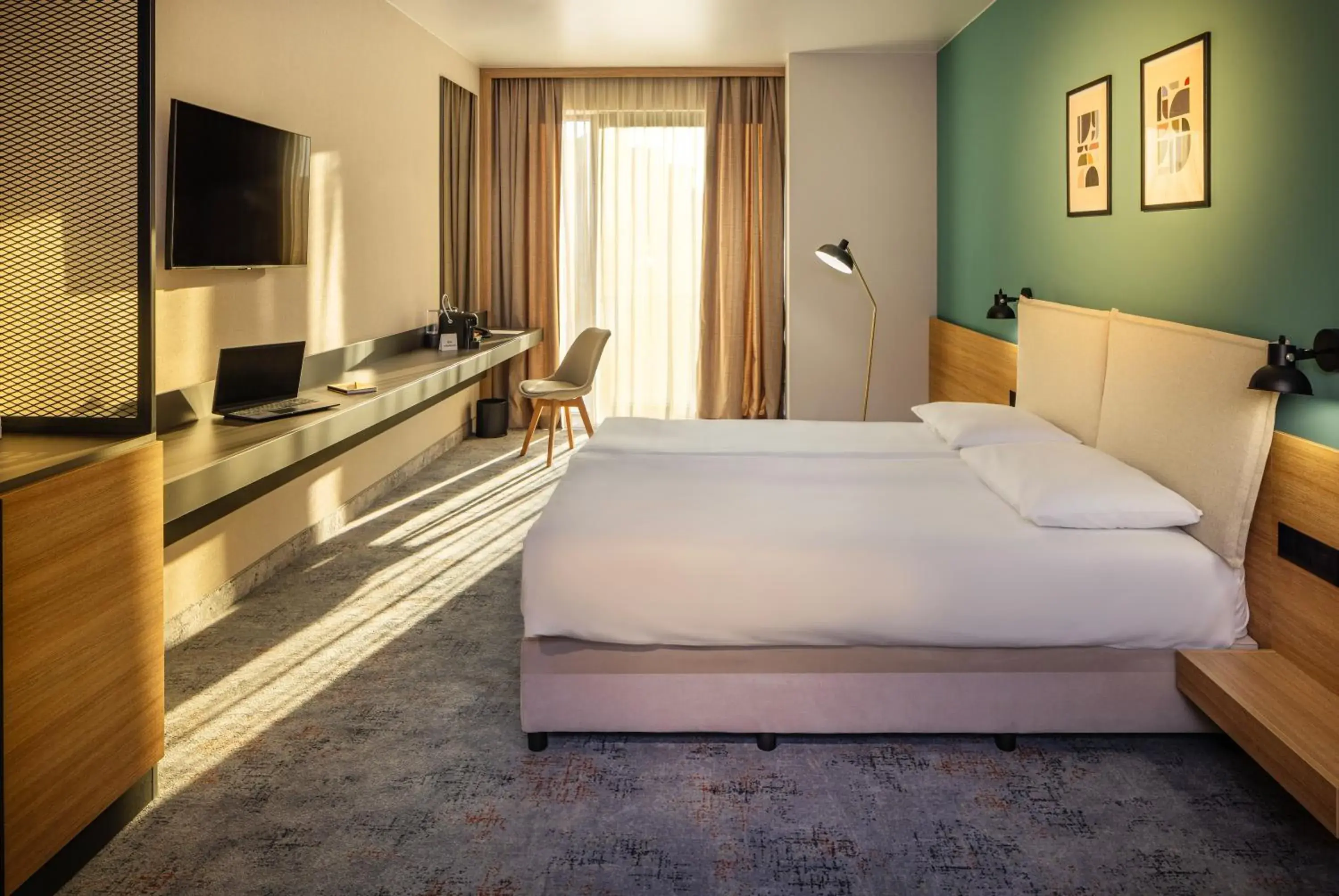 Bed in B1 Downtown Hotel Bed in B1 Downtown Hotel