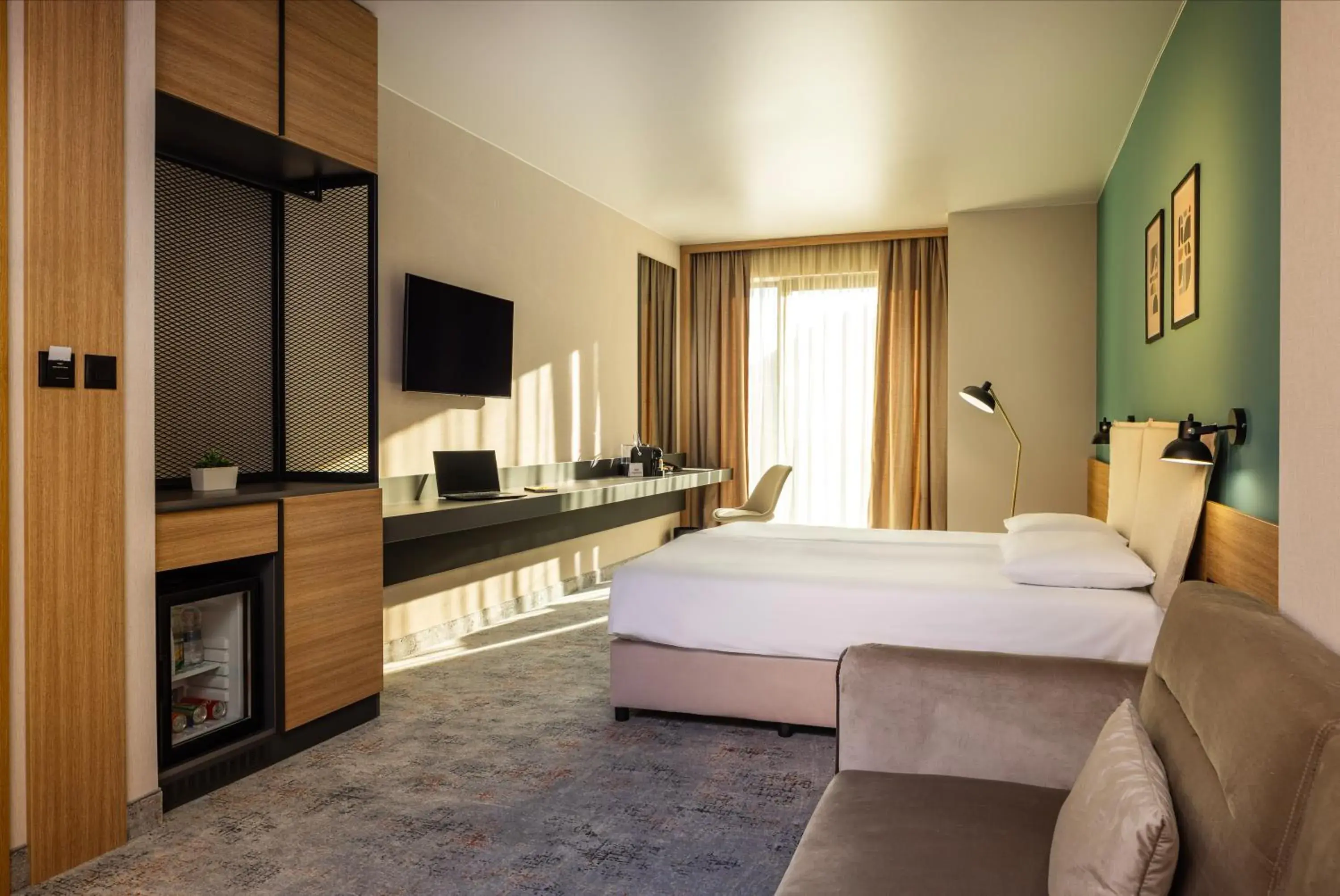 Bed in B1 Downtown Hotel Bed in B1 Downtown Hotel