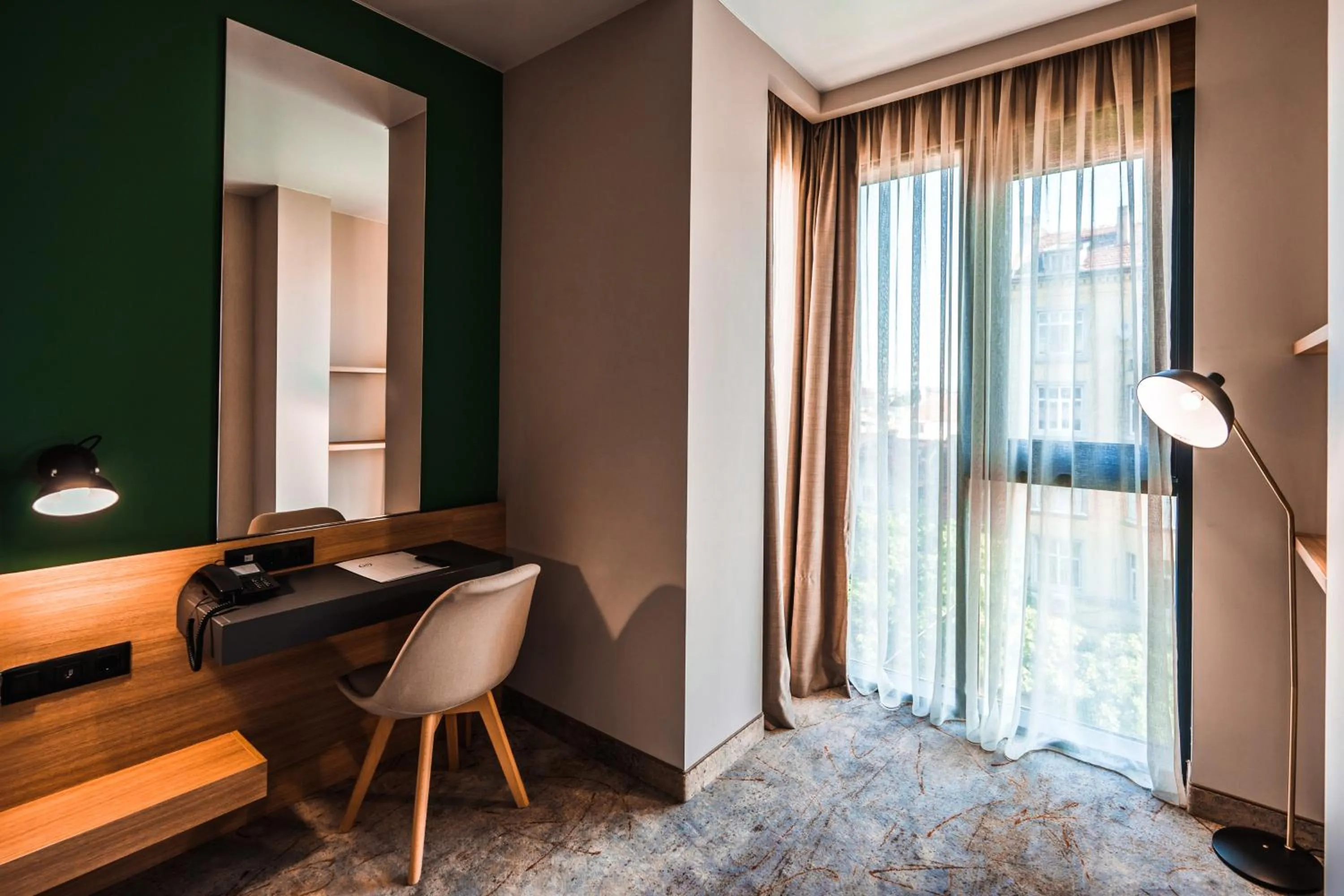 Seating area in B1 Downtown Hotel