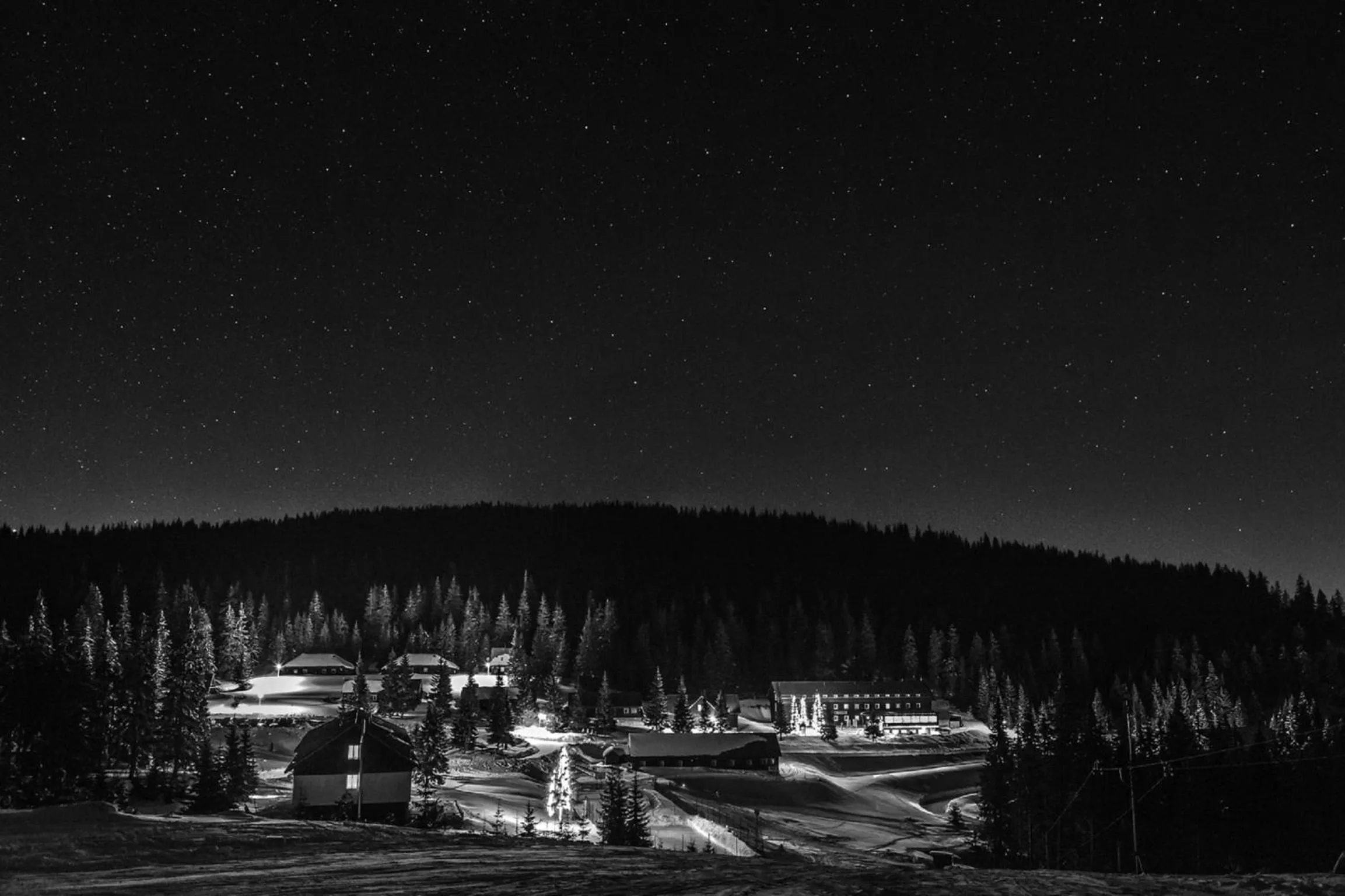 Night in Hotel Granit Smrekovica