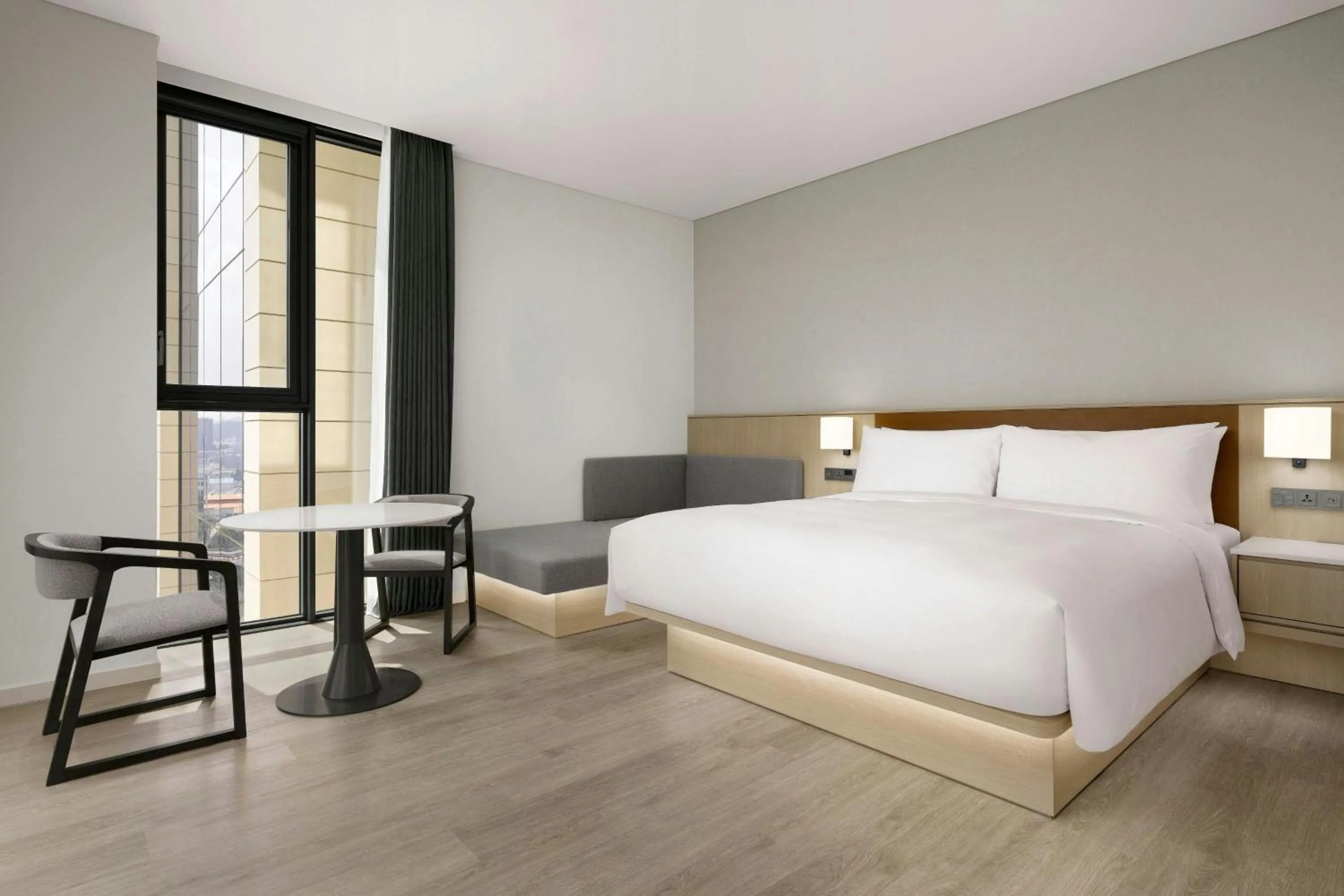 Bedroom, Bed in AC Hotel by Marriott Seoul Geumjeong