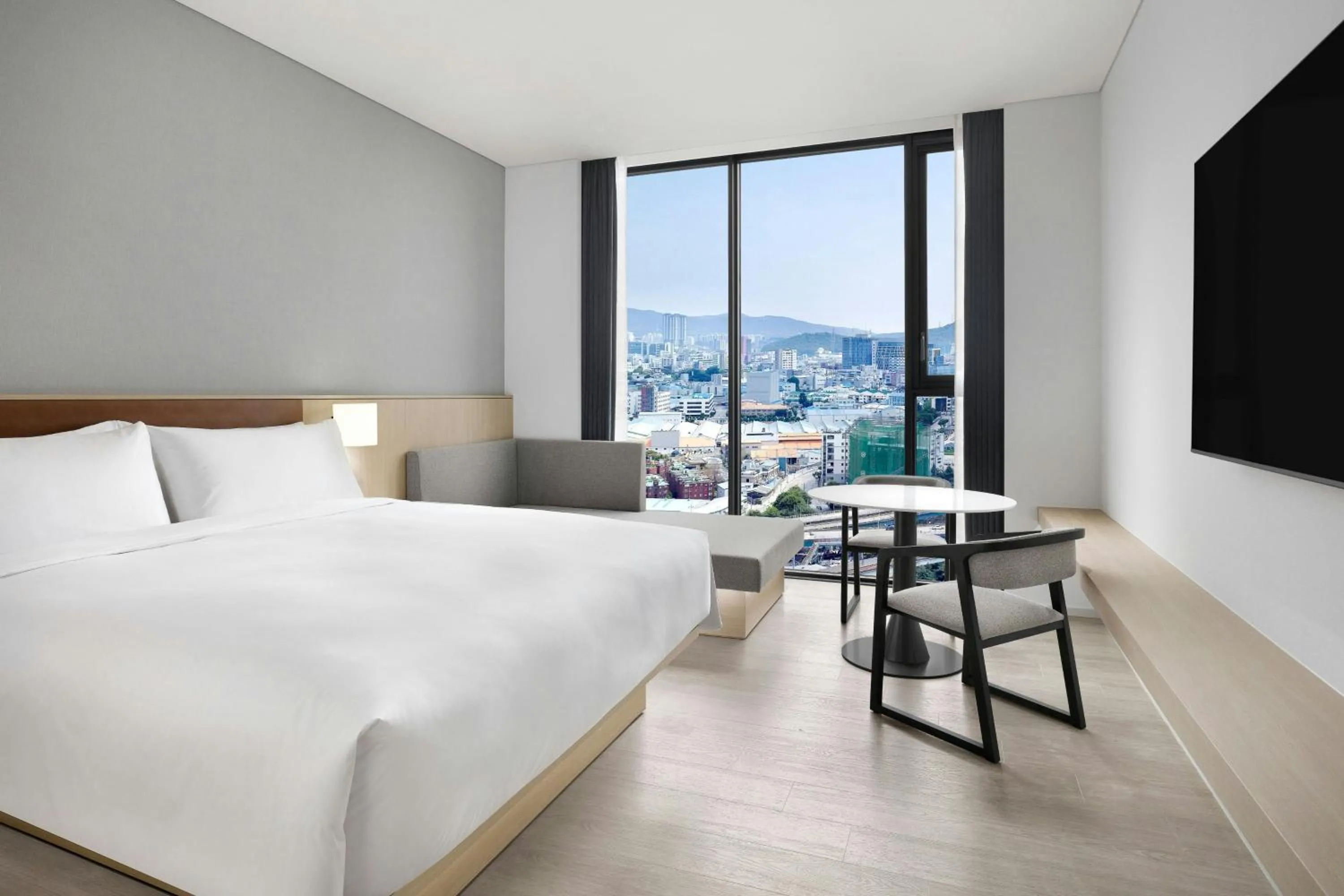 Bedroom, Bed in AC Hotel by Marriott Seoul Geumjeong