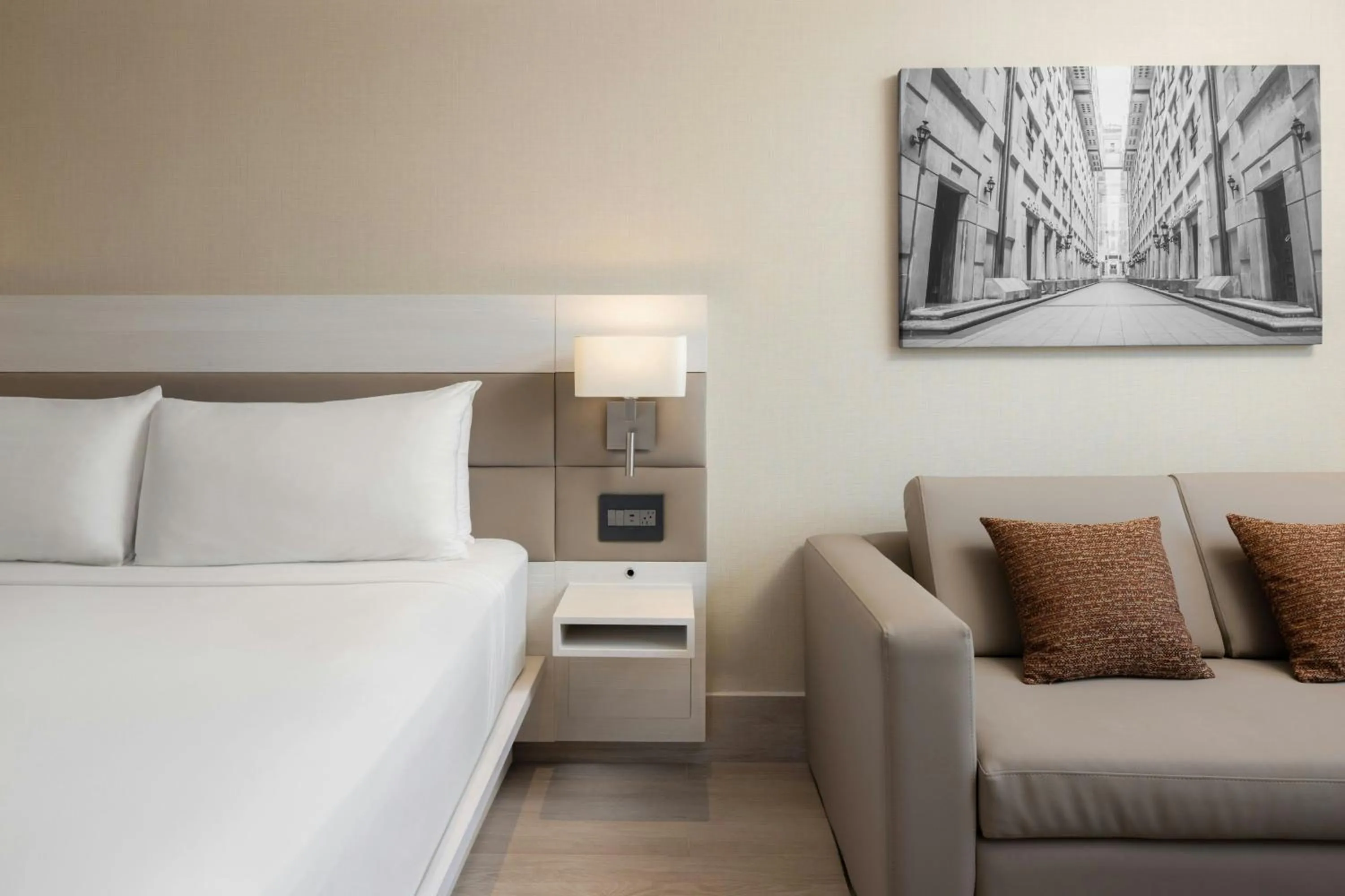 Photo of the whole room, Bed in AC Hotel by Marriott Santiago de los Caballeros