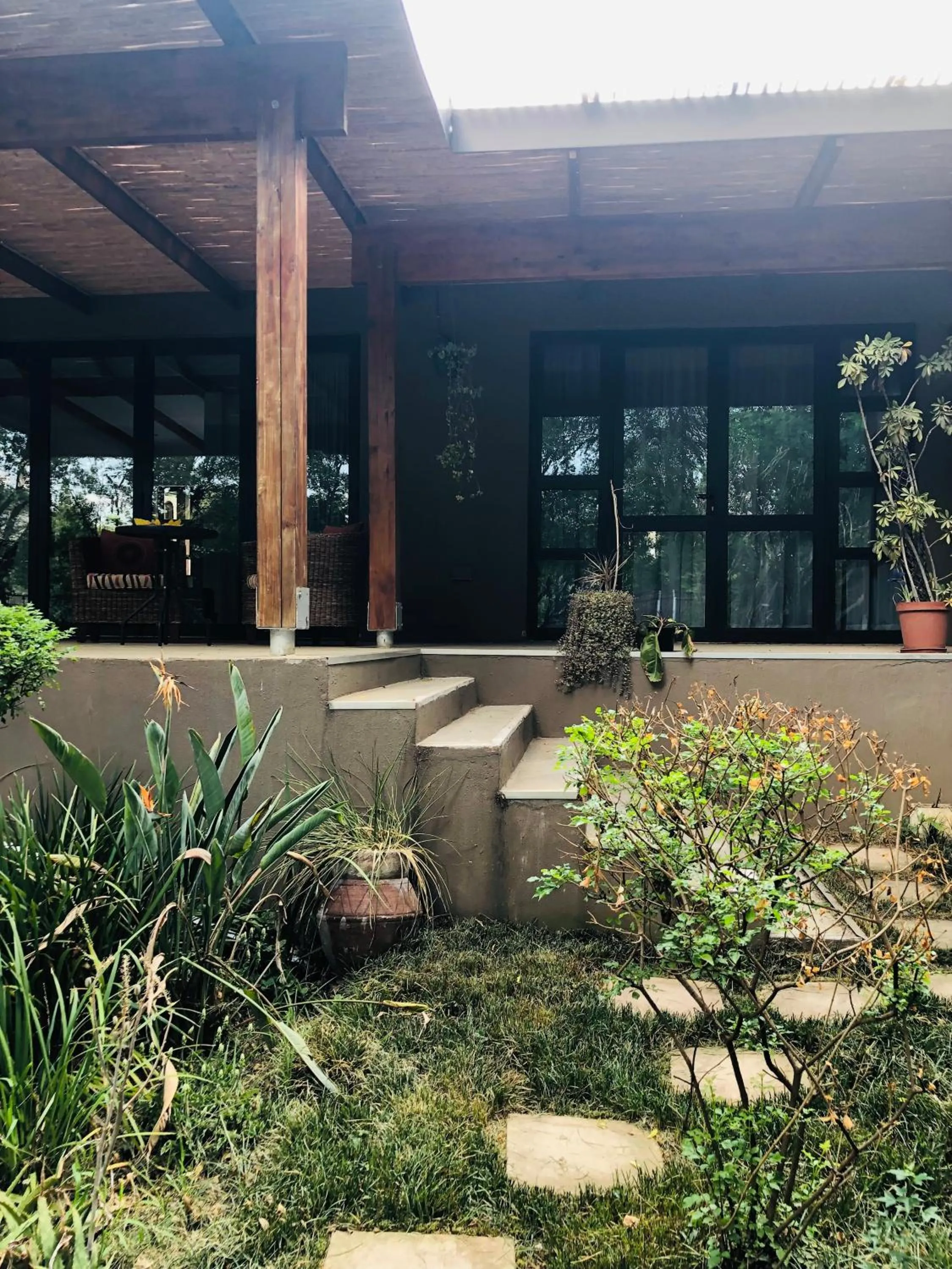 Garden in Sand River Guest House