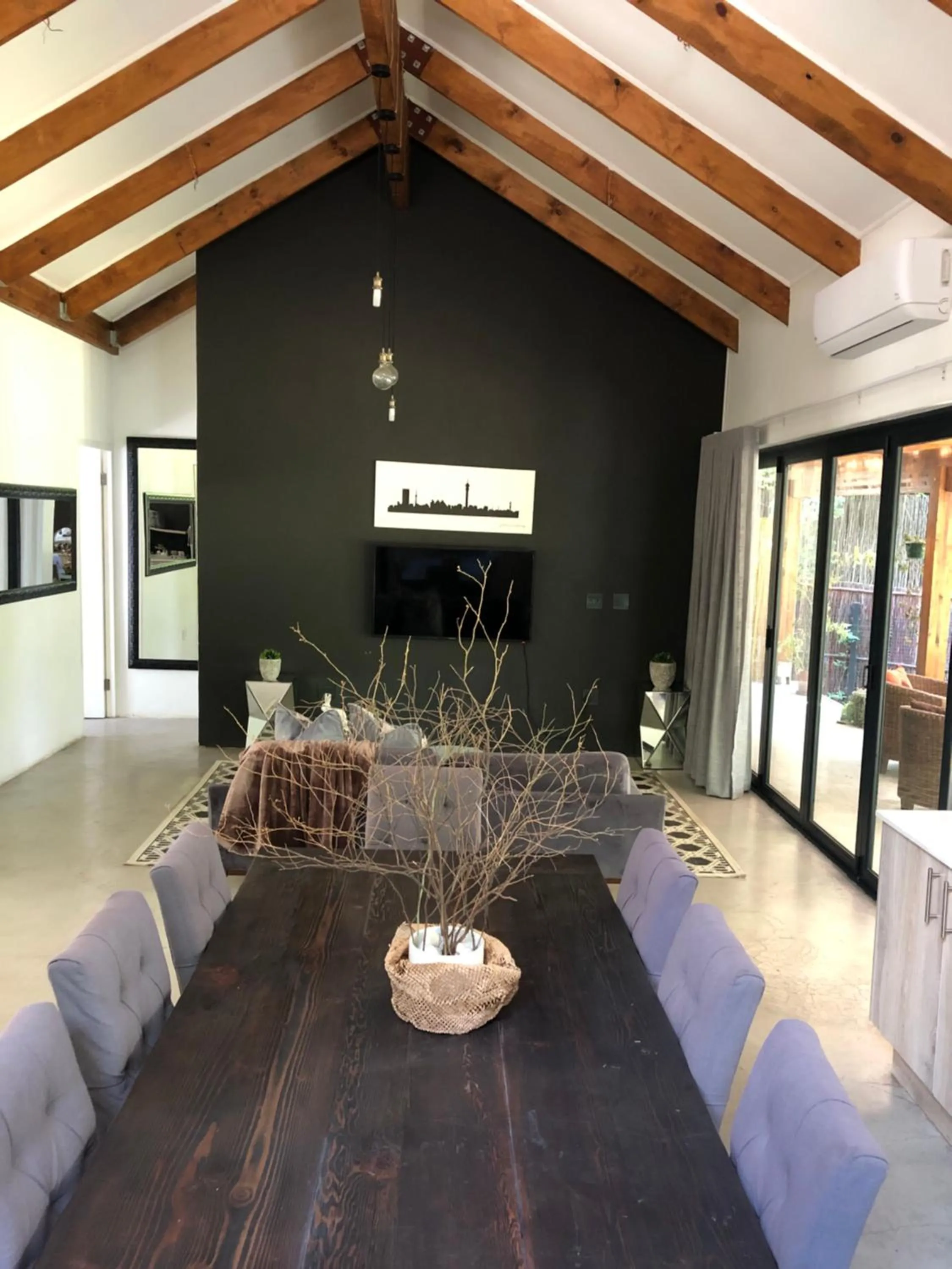 Dining area in Sand River Guest House
