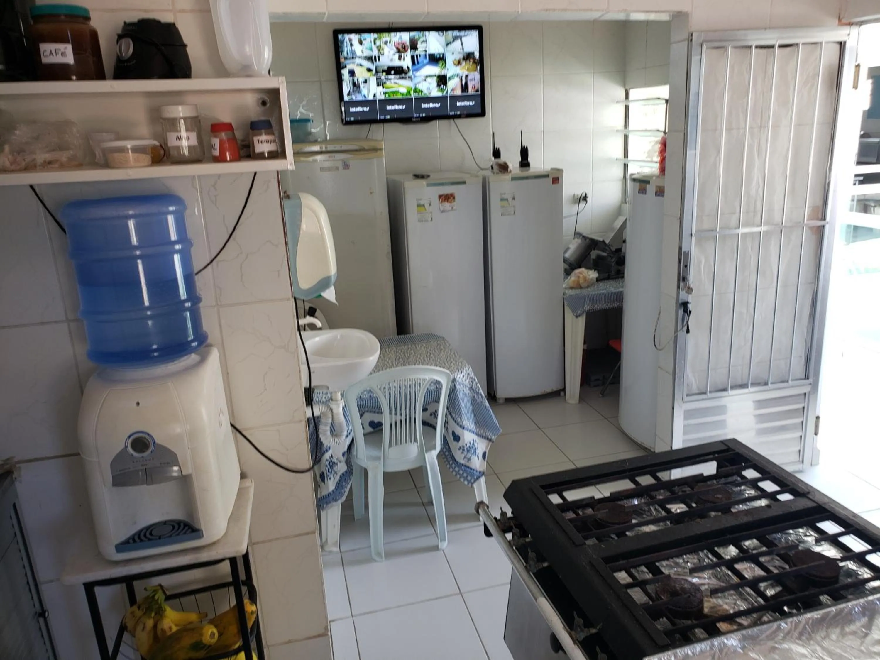 Communal kitchen in Pousada Privê Maré Alta