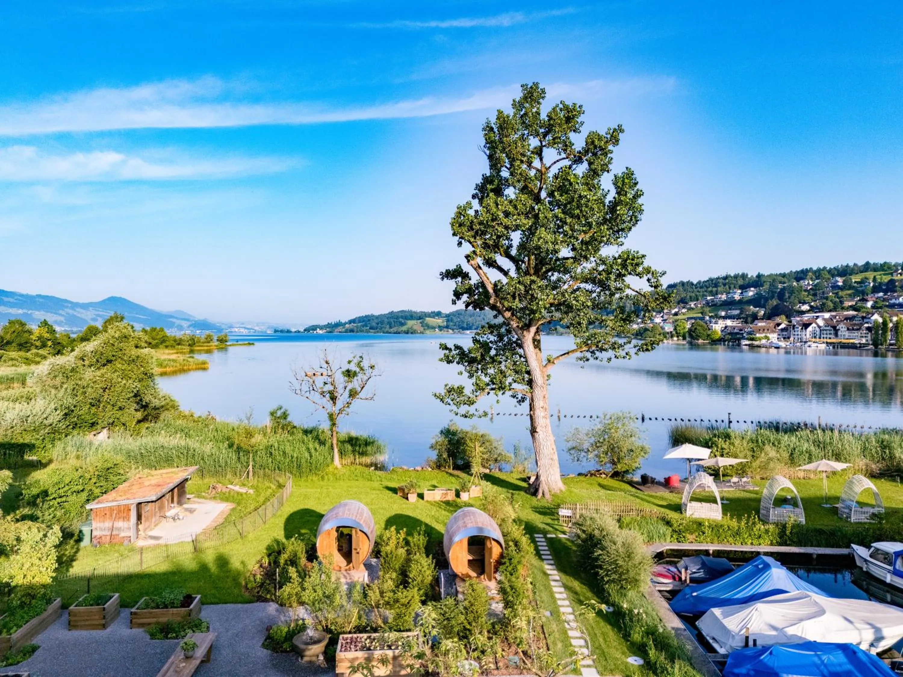 Natural landscape in Strandhotel Schmerikon