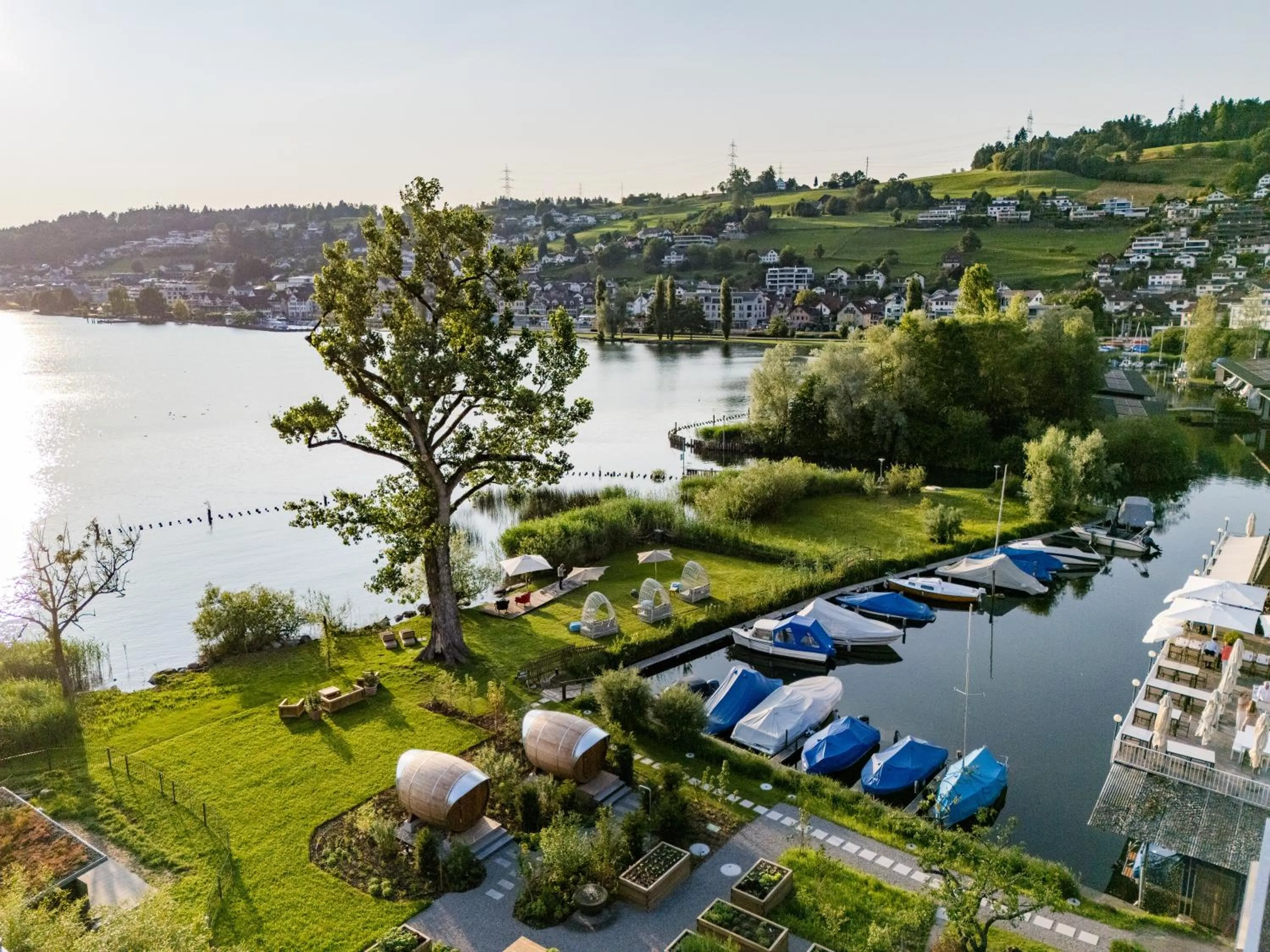 Natural landscape in Strandhotel Schmerikon