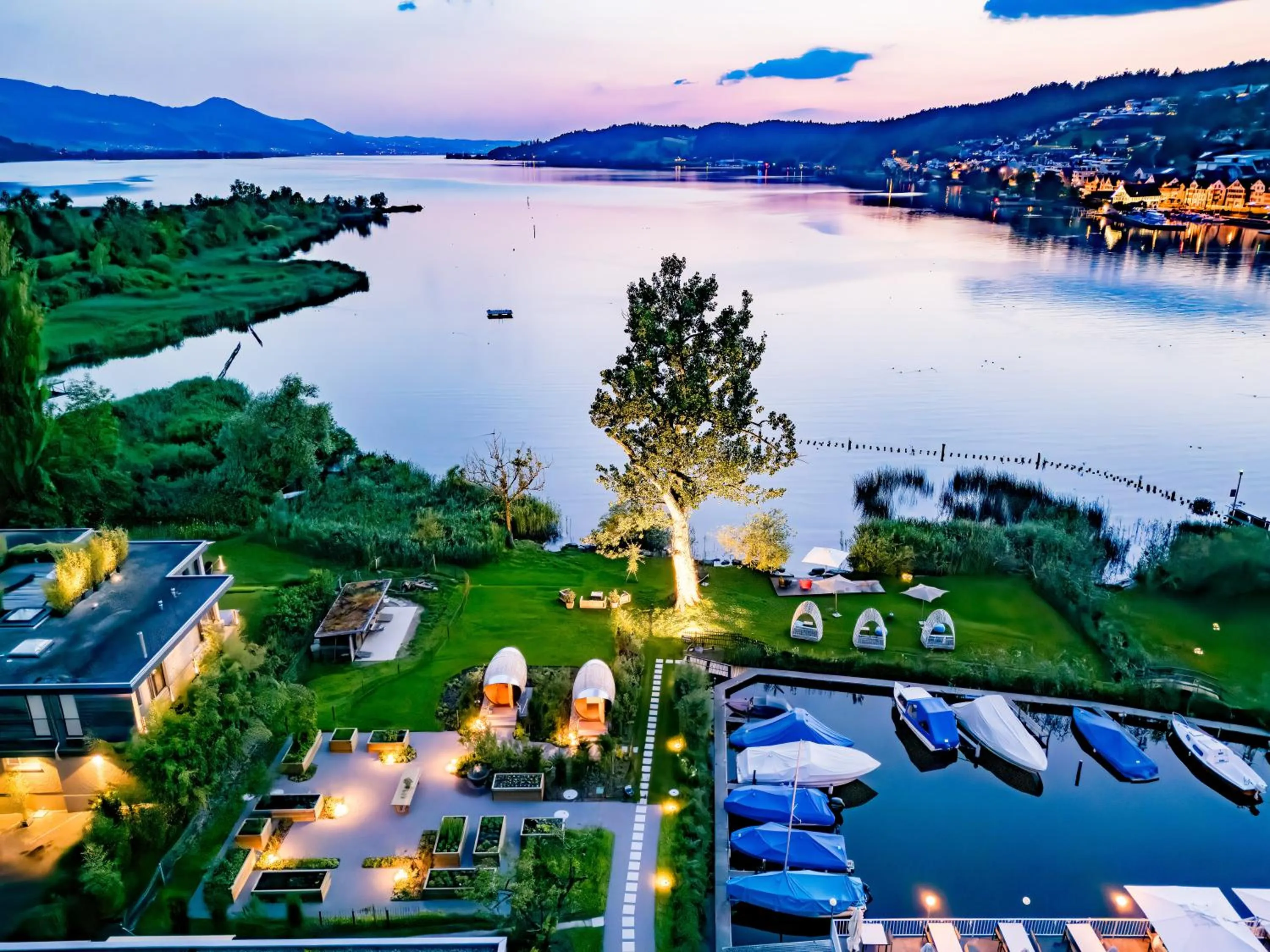Lake view in Strandhotel Schmerikon