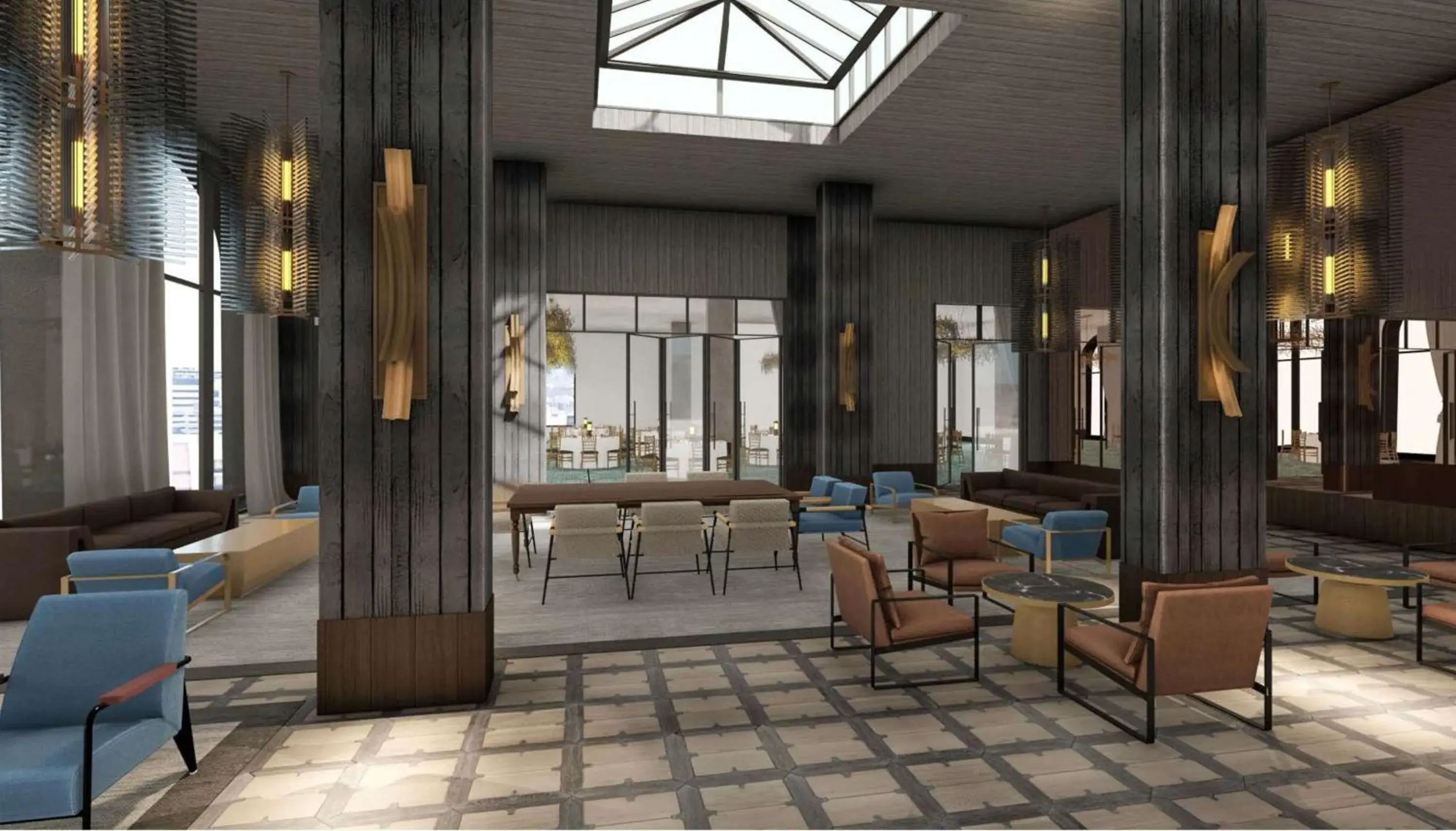 Lobby or reception in Hotel Bourre Bonne Louisville, Curio Collection by Hilton Lobby or reception in Hotel Bourre Bonne Louisville, Curio Collection by Hilton