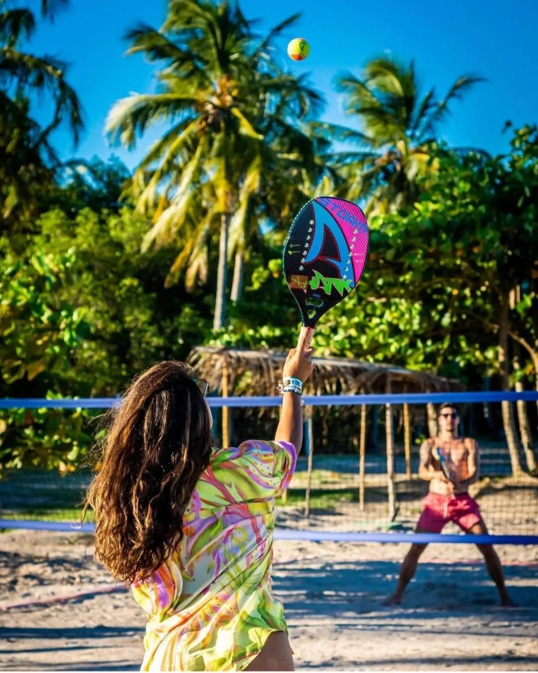 Tennis court in Angá Beach Hotel
