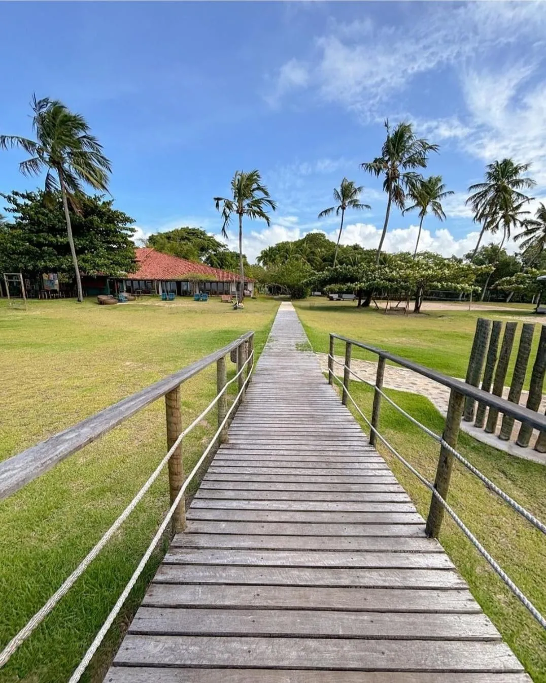 Garden in Angá Beach Hotel