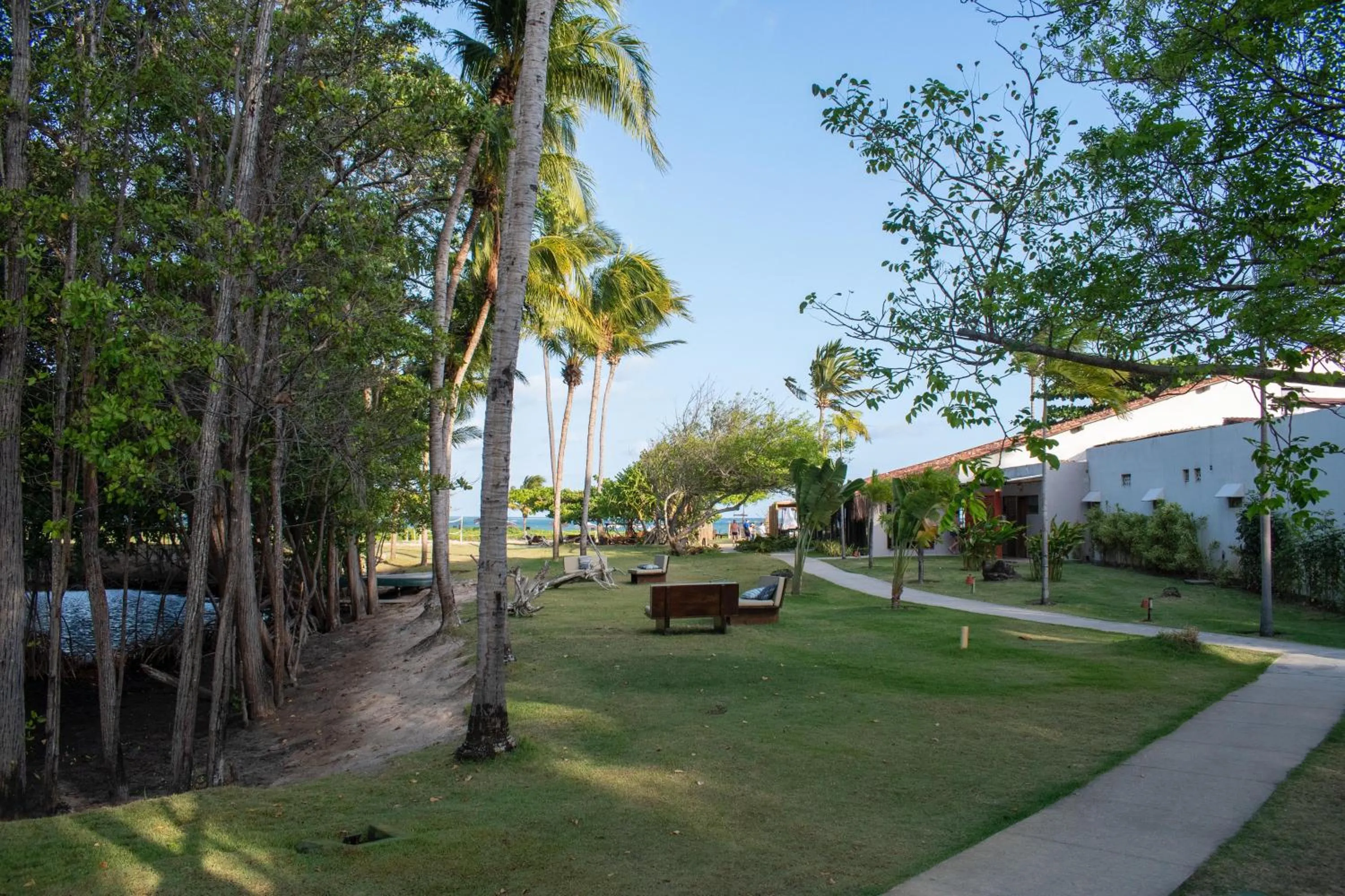 Garden in Angá Beach Hotel