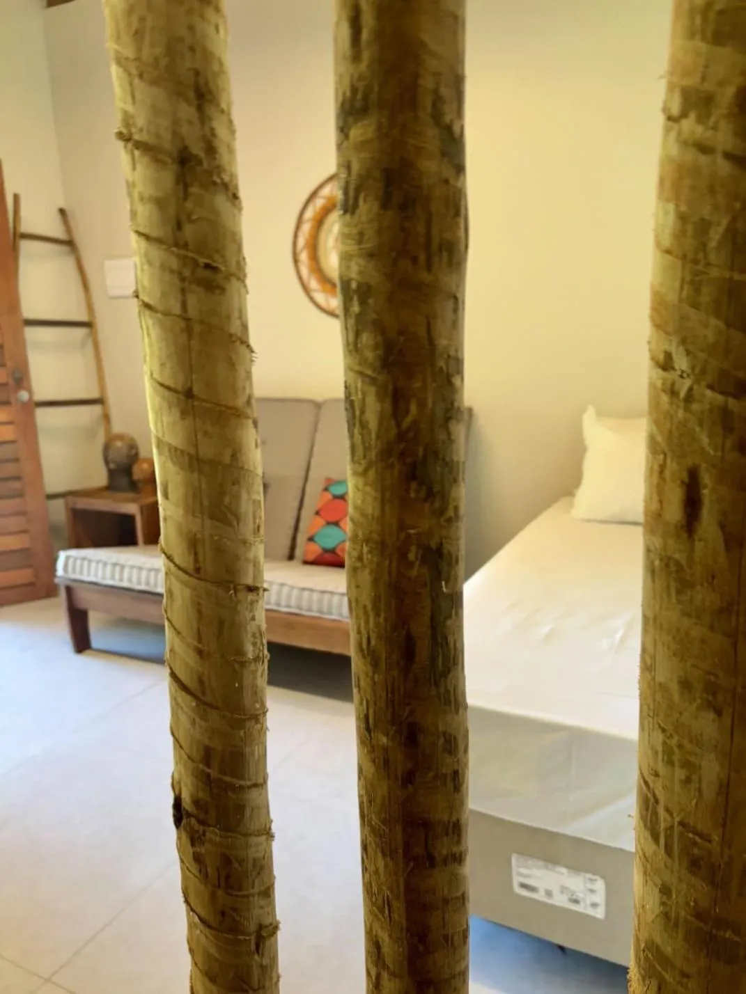 Bed in Angá Beach Hotel