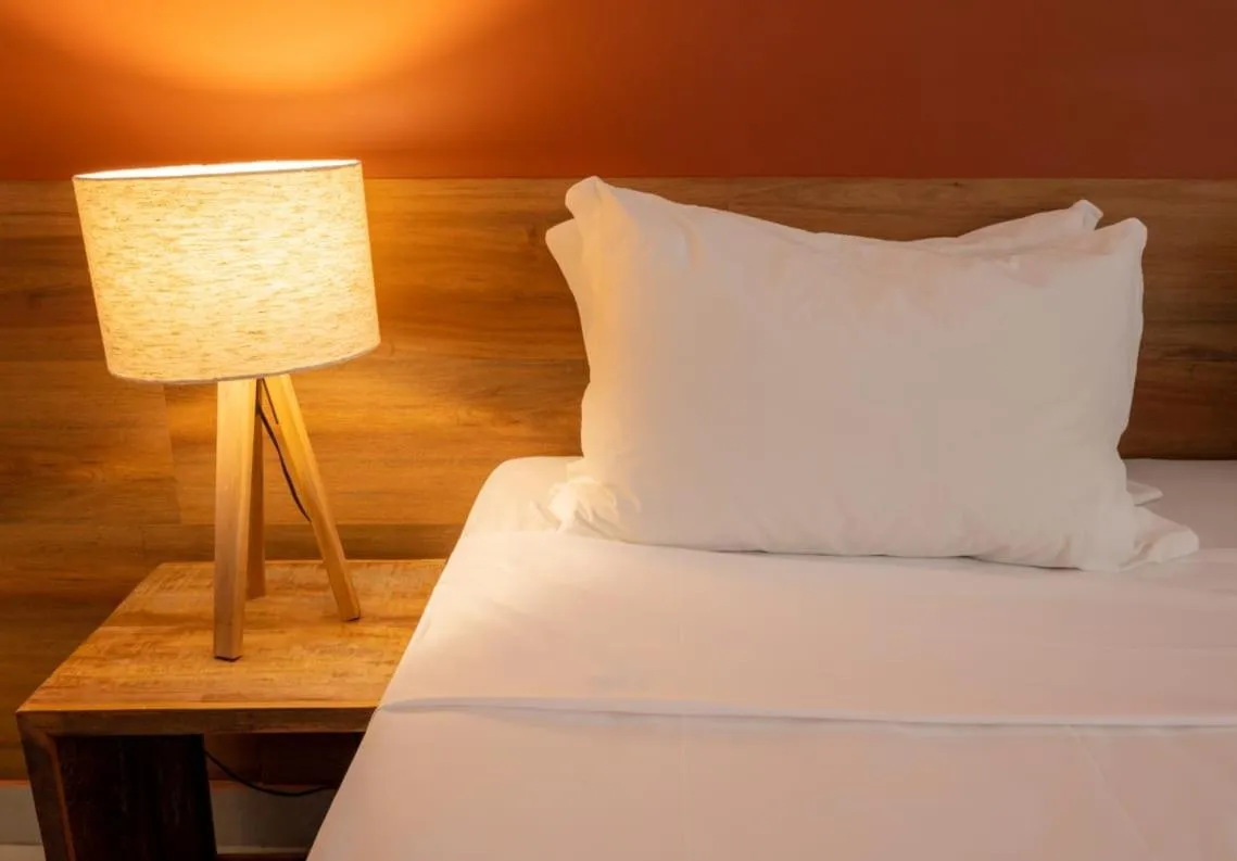 Bed in Angá Beach Hotel