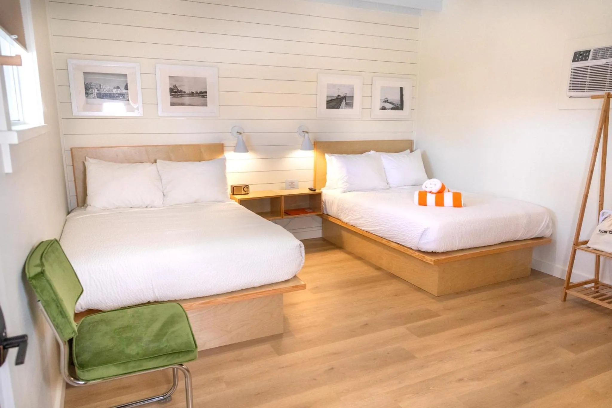 Bed in Driftwood Motel