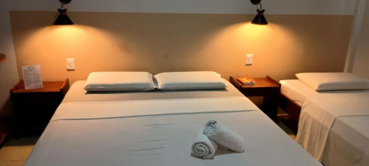 Bed in Hotel San Conrado