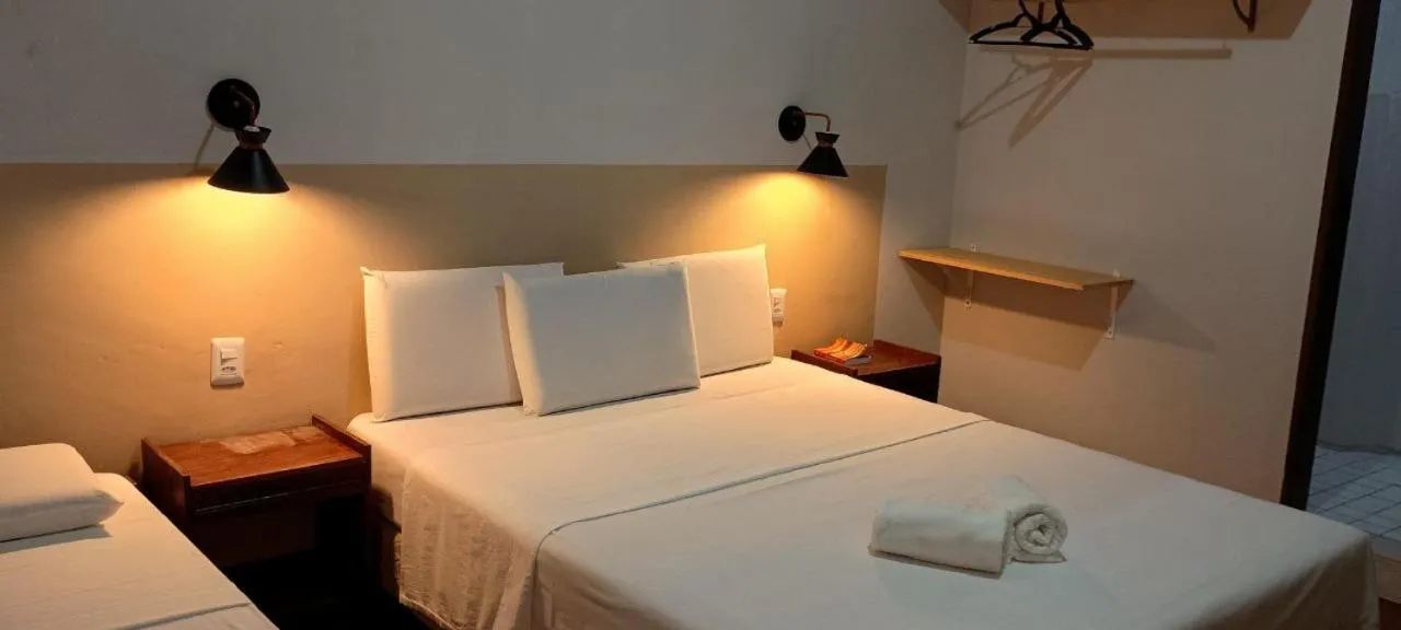 Bed in Hotel San Conrado