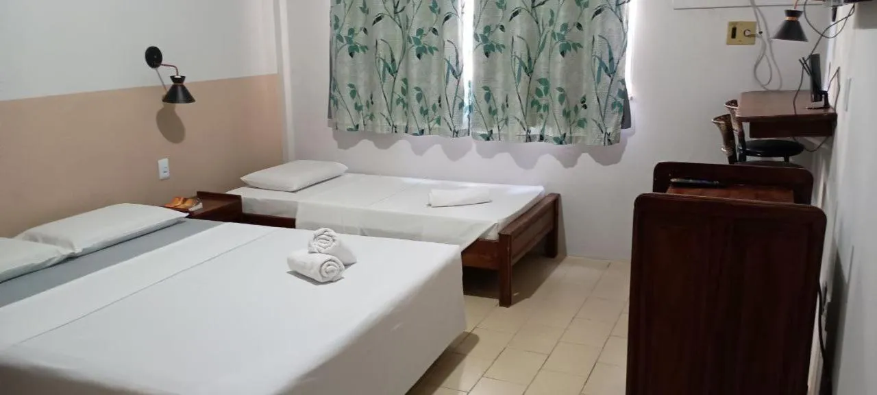 Bed in Hotel San Conrado