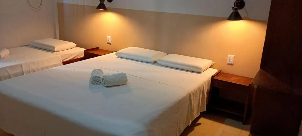 Bed in Hotel San Conrado