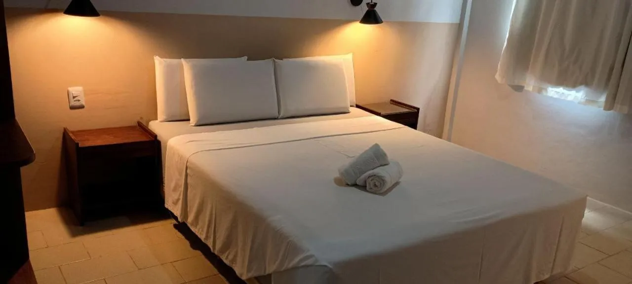 Bed in Hotel San Conrado