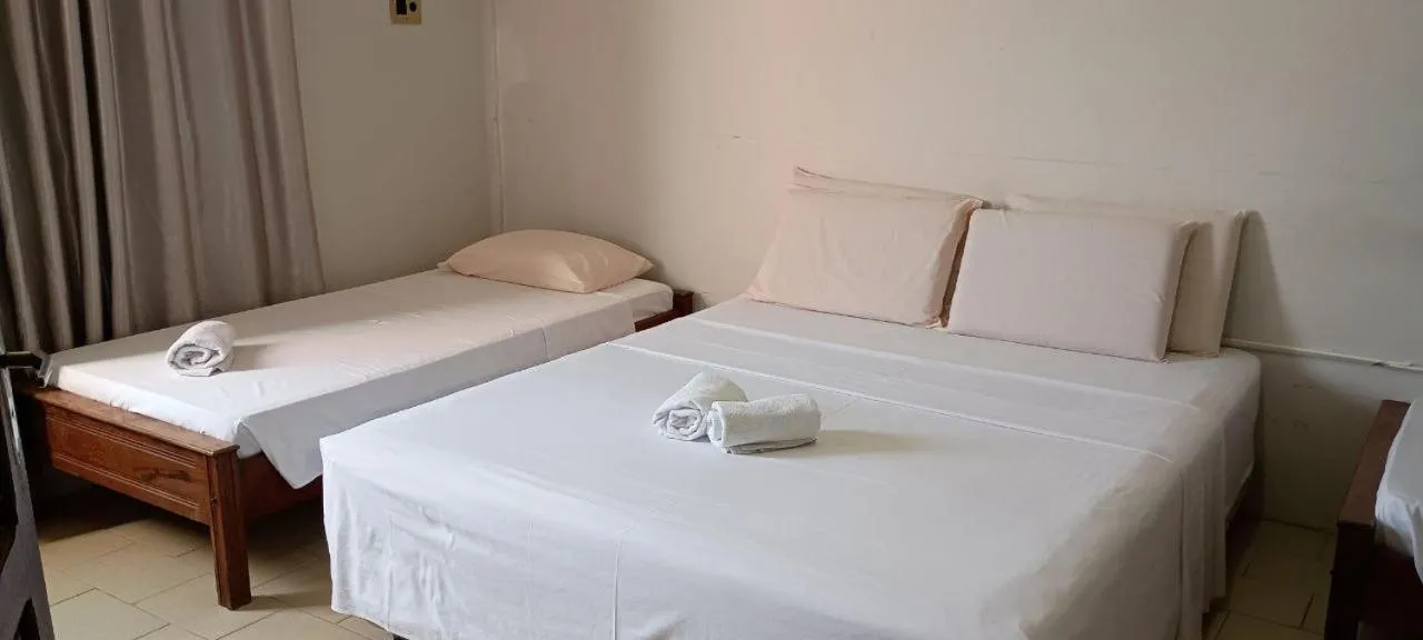 Bed in Hotel San Conrado