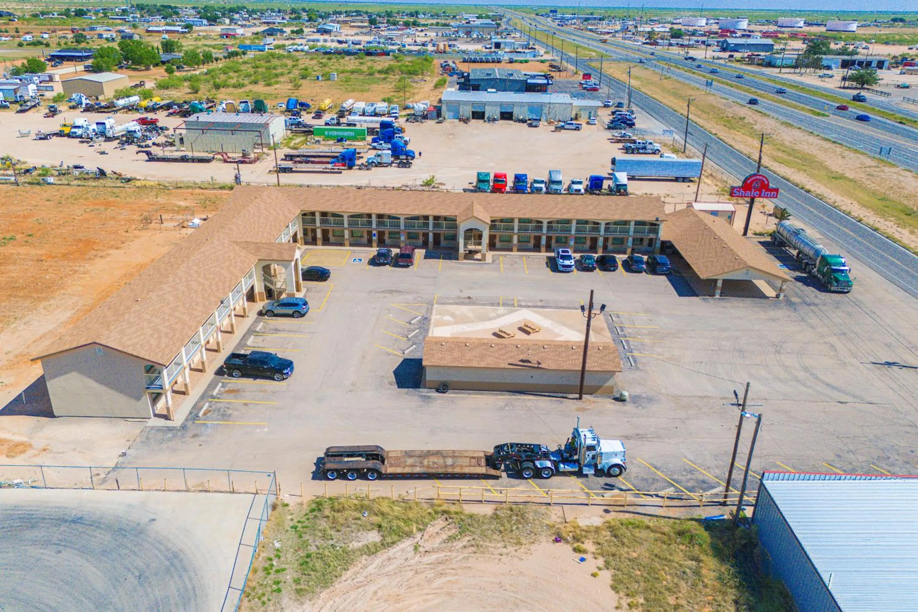 Bird's eye view in Shale Inn Andrews by OYO