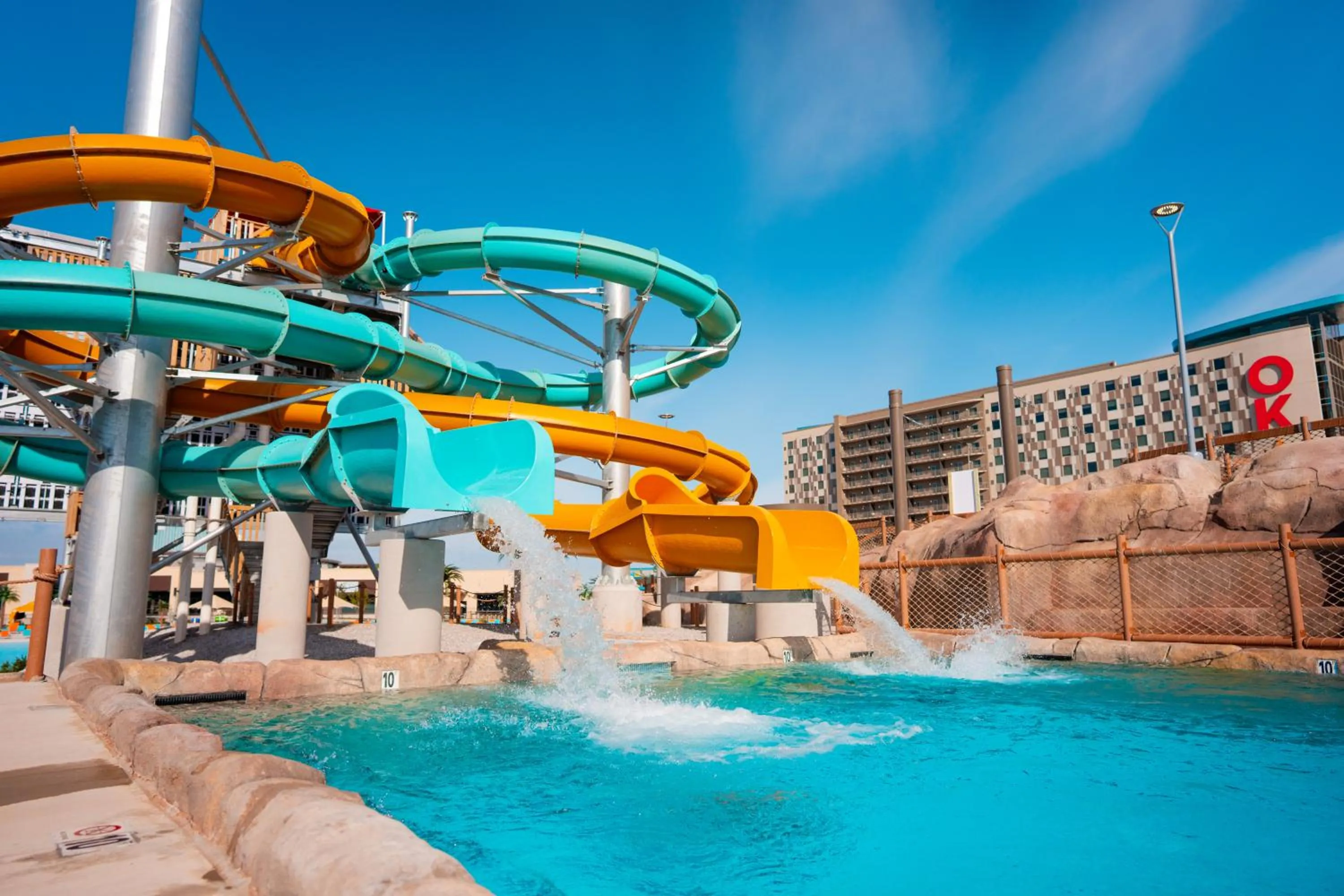 Aqua park in OKANA Resort and Indoor Waterpark