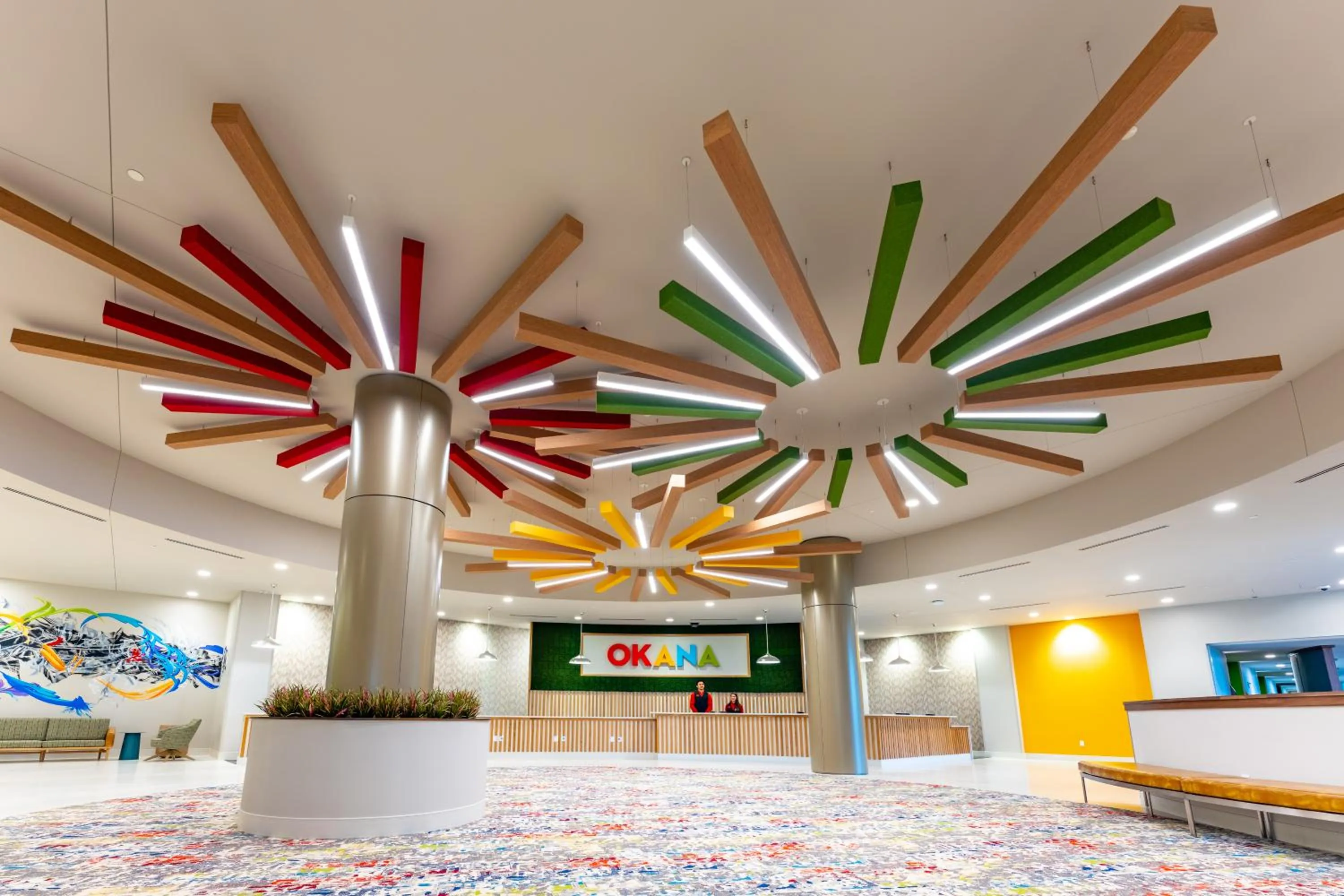 Lobby or reception in OKANA Resort and Indoor Waterpark