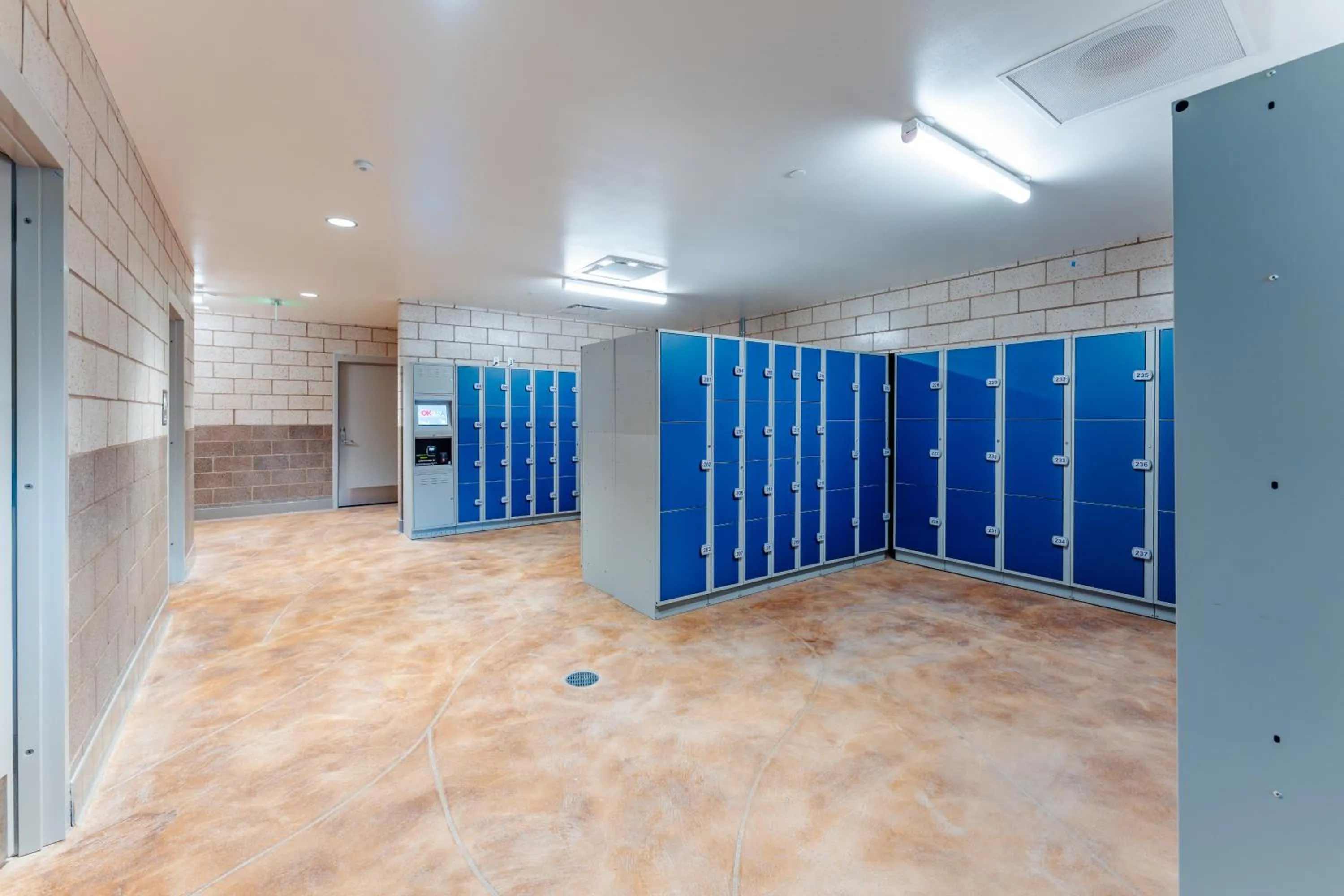 locker in OKANA Resort and Indoor Waterpark