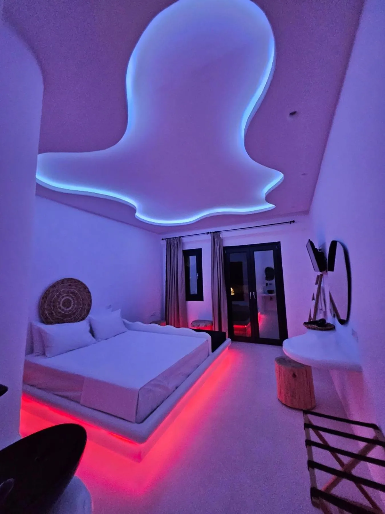 Photo of the whole room, Bed in ELLI TROPiCAL LUXURY SUITES SUNSET-INFINITY POOL- SEA SIDE-NEAR CENTER PARKING