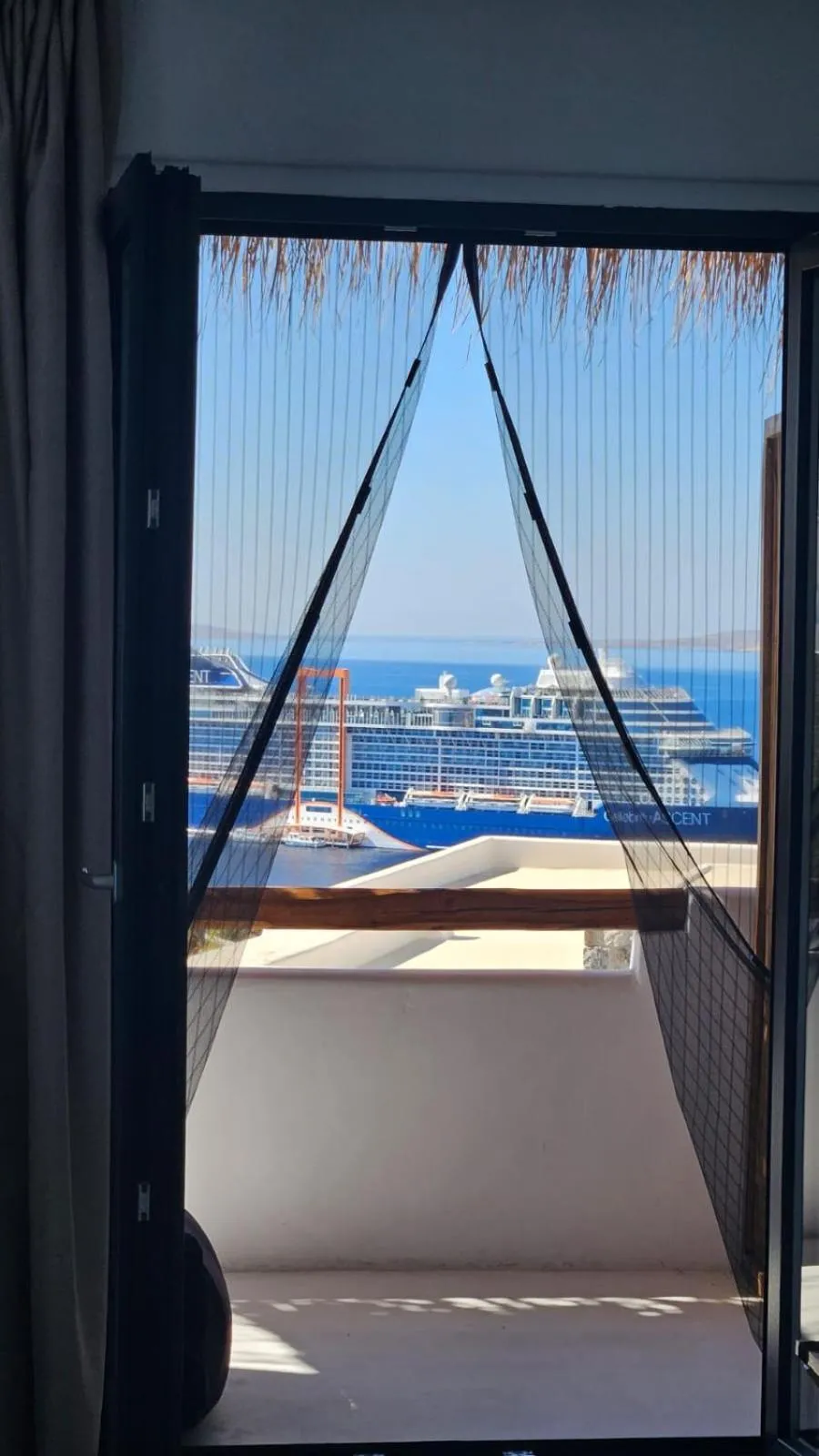 Balcony/Terrace in ELLI TROPiCAL LUXURY SUITES SUNSET-INFINITY POOL- SEA SIDE-NEAR CENTER PARKING