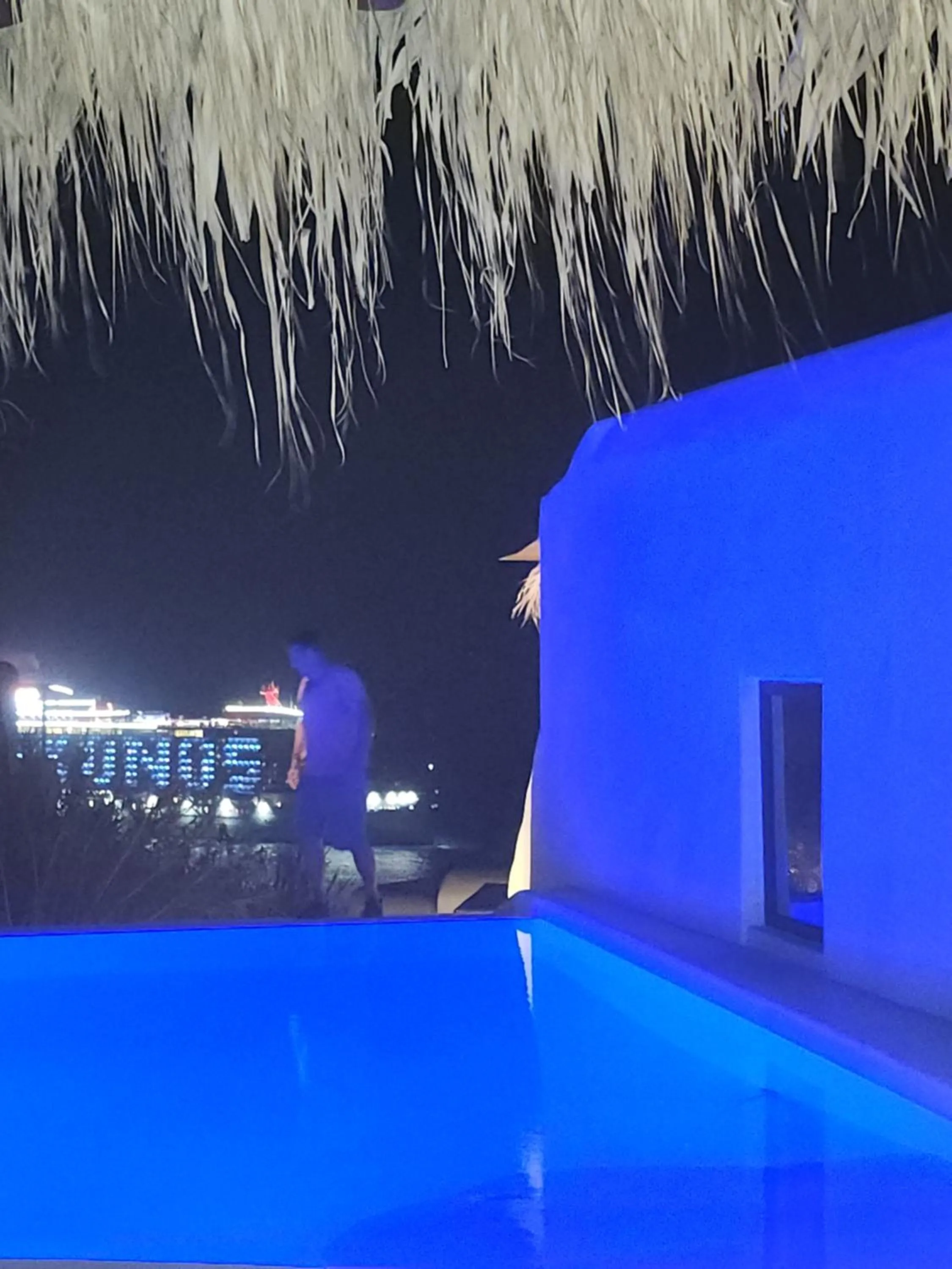 Swimming pool in ELLI TROPiCAL LUXURY SUITES SUNSET-INFINITY POOL- SEA SIDE-NEAR CENTER PARKING