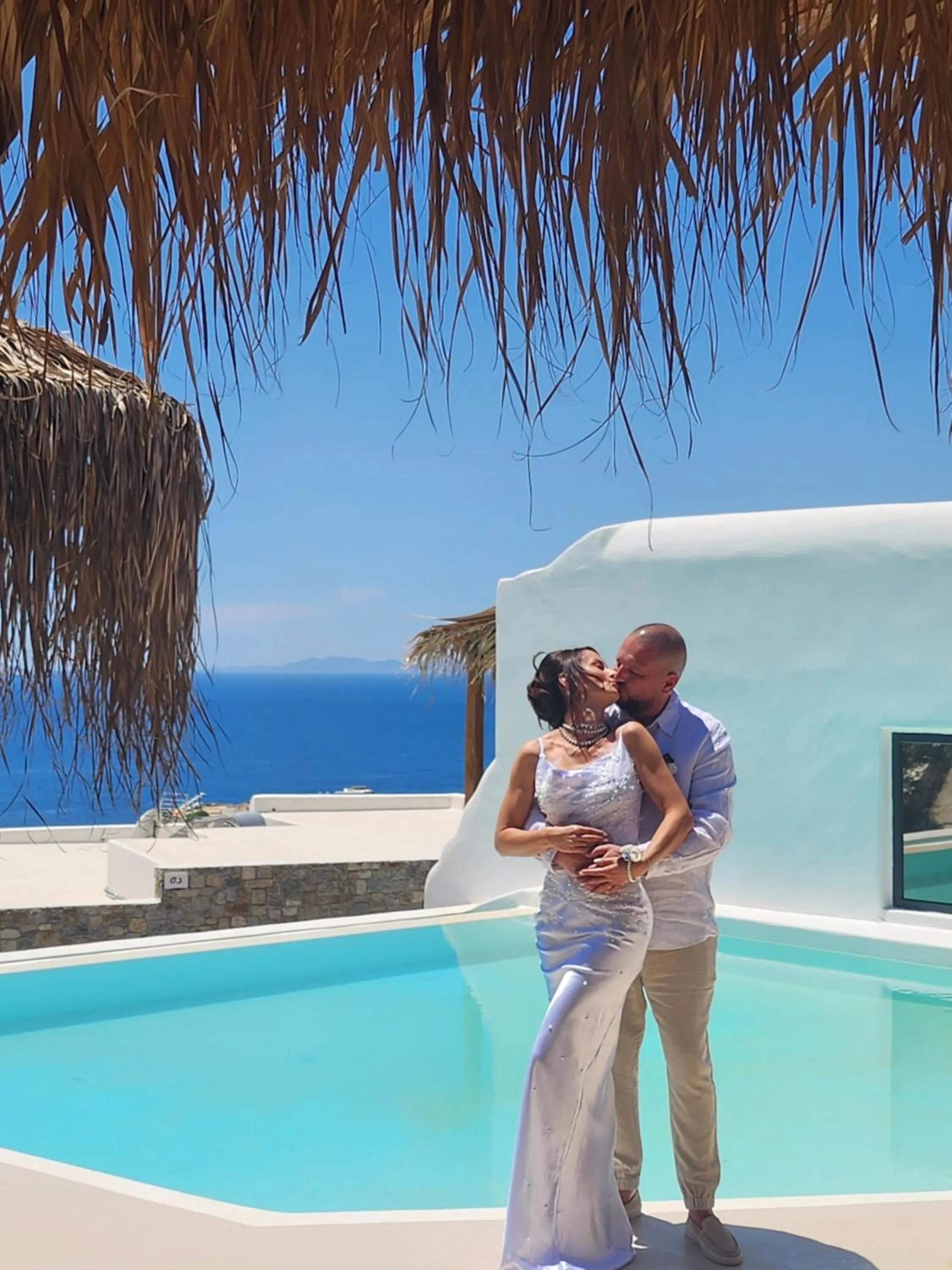 wedding in ELLI TROPiCAL LUXURY SUITES SUNSET-INFINITY POOL- SEA SIDE-NEAR CENTER PARKING