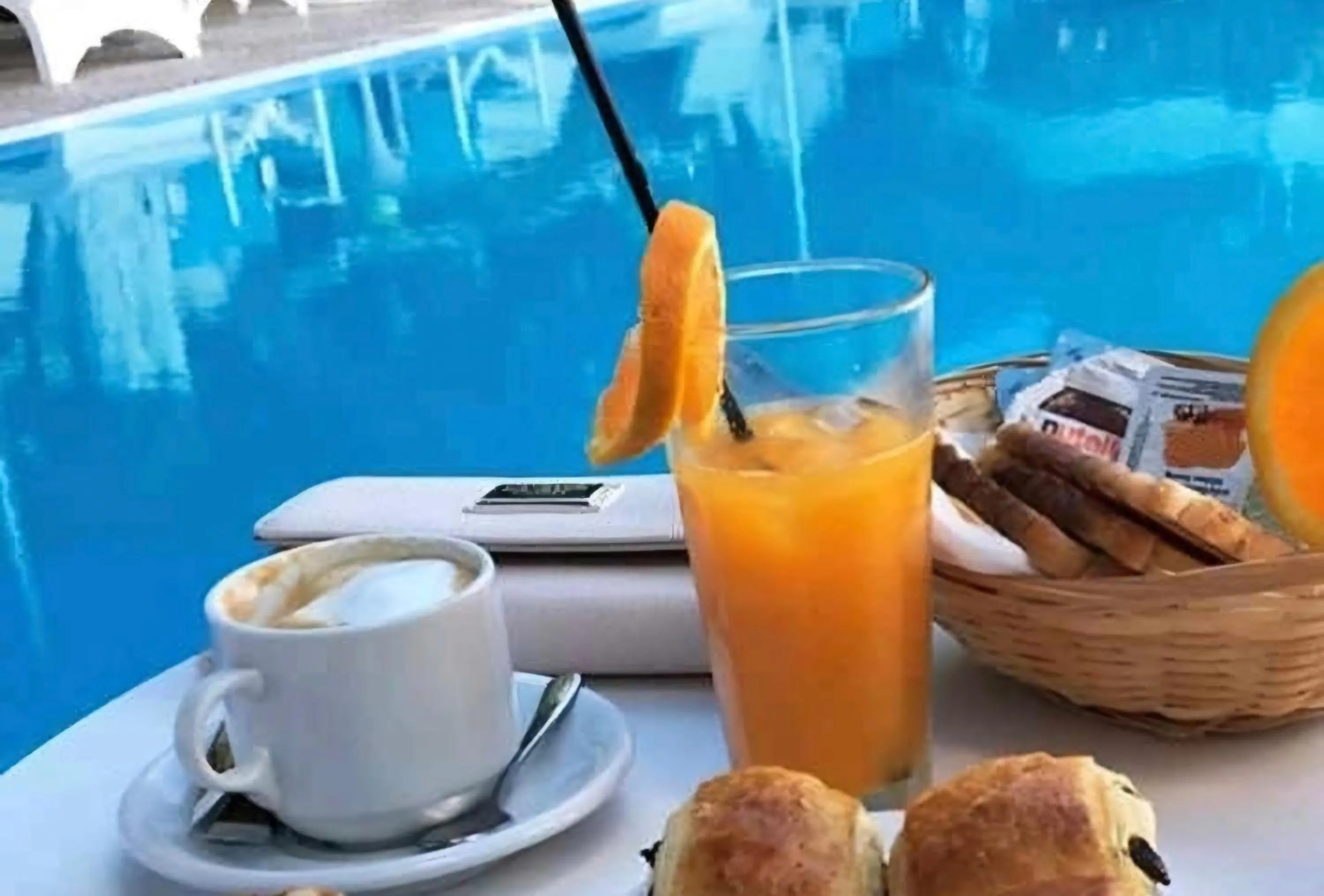 Breakfast in ELLI TROPiCAL LUXURY SUITES SUNSET-INFINITY POOL- SEA SIDE-NEAR CENTER PARKING