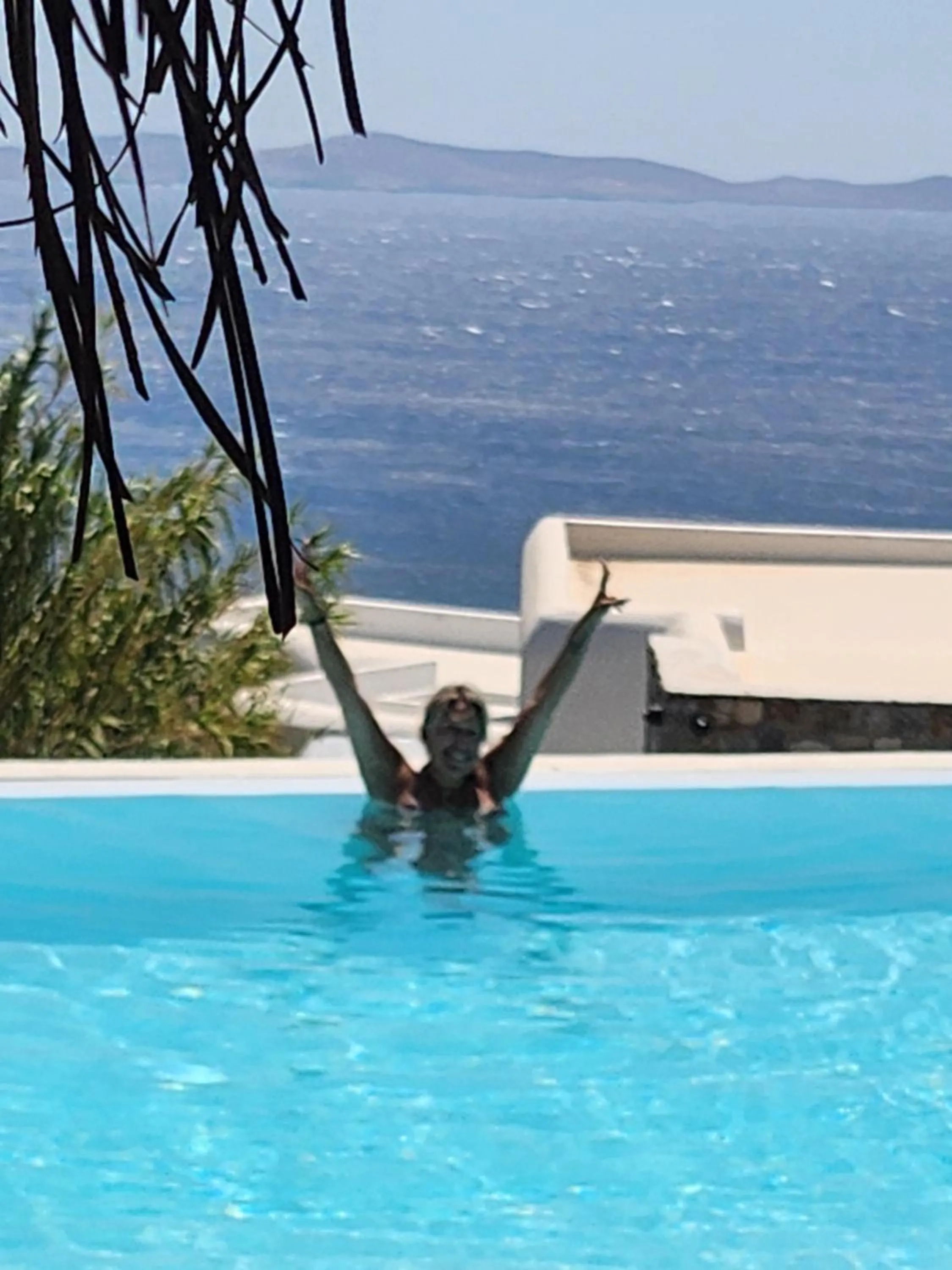 Sea view in ELLI TROPiCAL LUXURY SUITES SUNSET-INFINITY POOL- SEA SIDE-NEAR CENTER PARKING